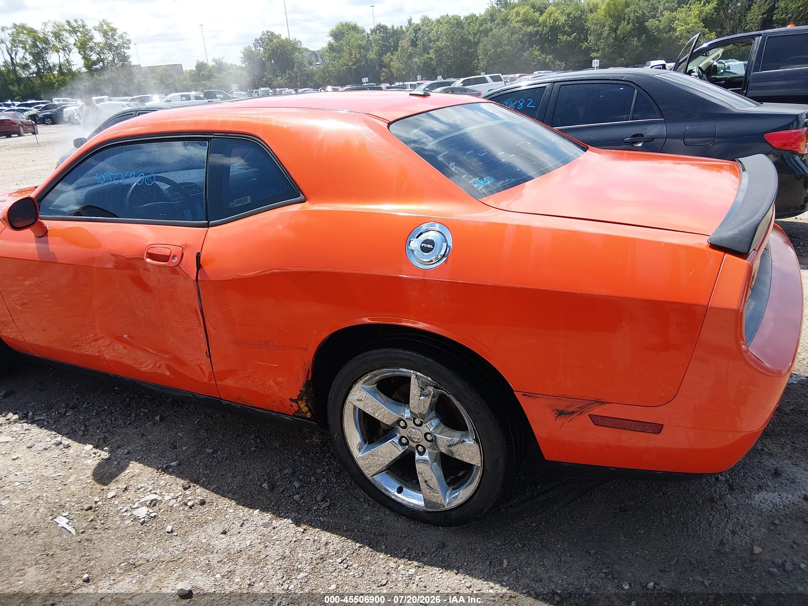 2010 Dodge Challenger R/t Orange vin: 2B3CJ5DT0AH314287
