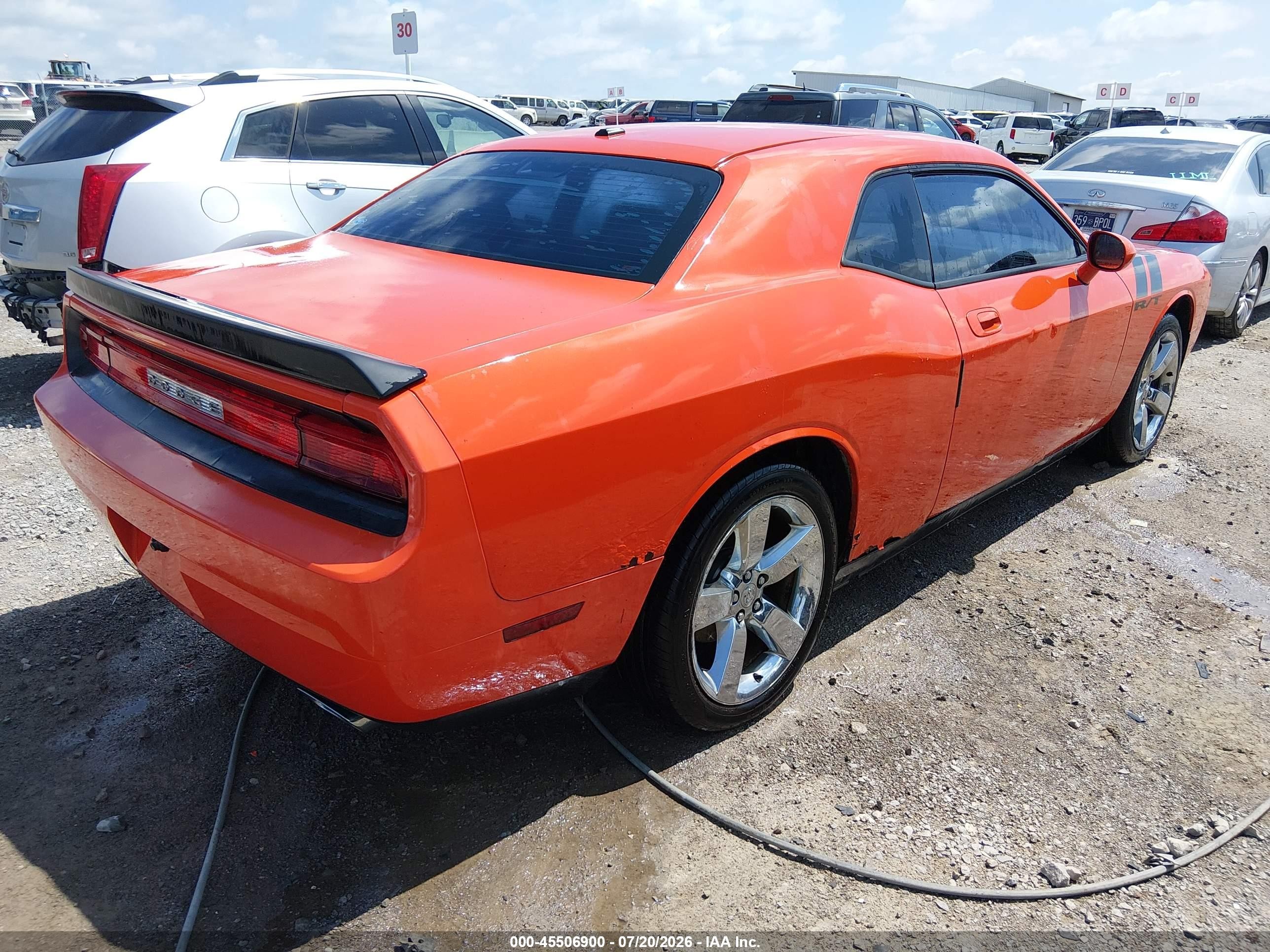 2010 Dodge Challenger R/t Orange vin: 2B3CJ5DT0AH314287