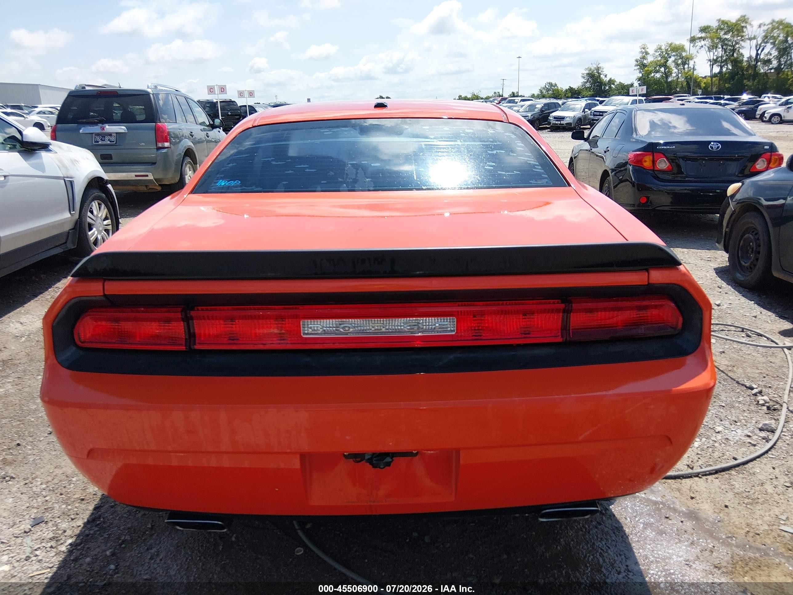 2010 Dodge Challenger R/t Orange vin: 2B3CJ5DT0AH314287
