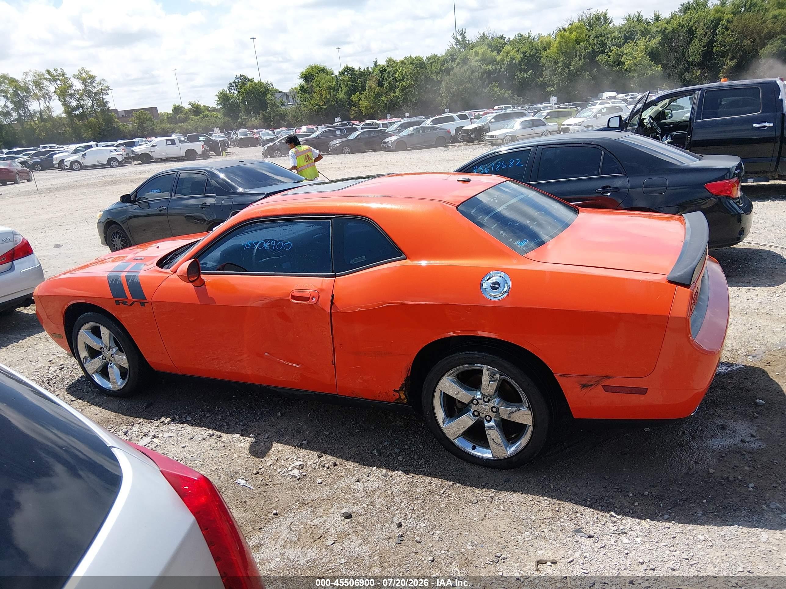 2010 Dodge Challenger R/t Orange vin: 2B3CJ5DT0AH314287