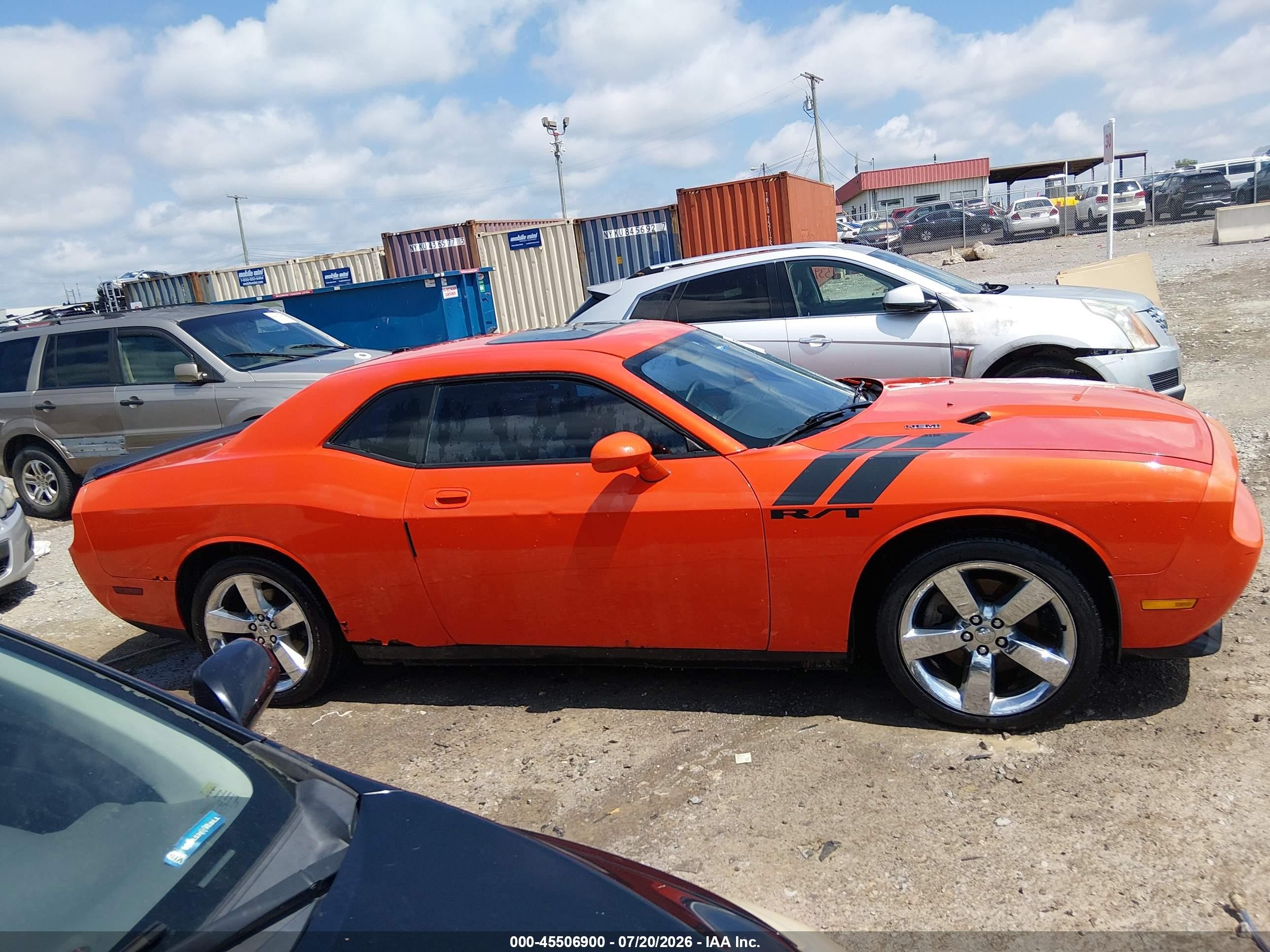 2010 Dodge Challenger R/t Orange vin: 2B3CJ5DT0AH314287