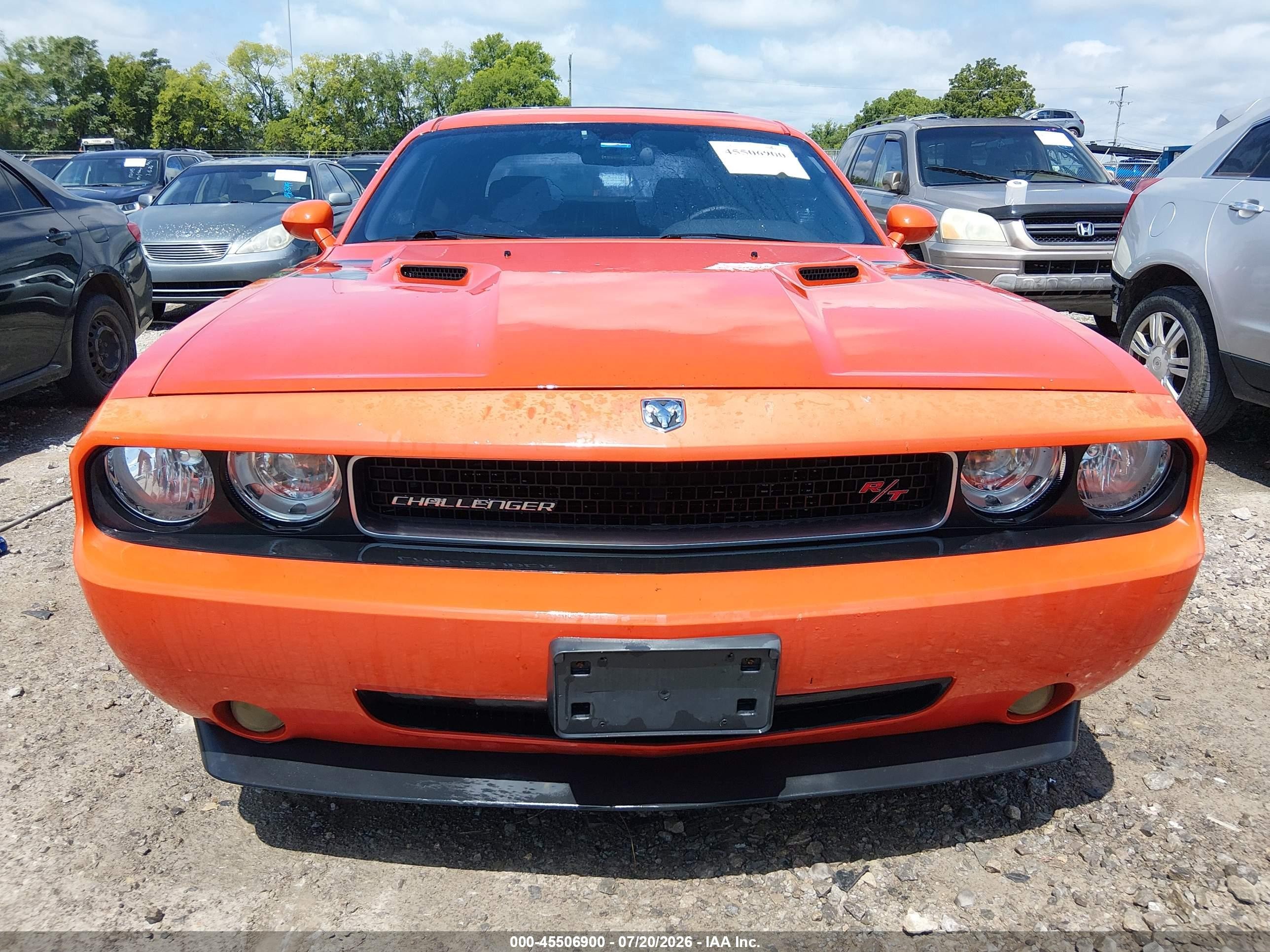 2010 Dodge Challenger R/t Orange vin: 2B3CJ5DT0AH314287