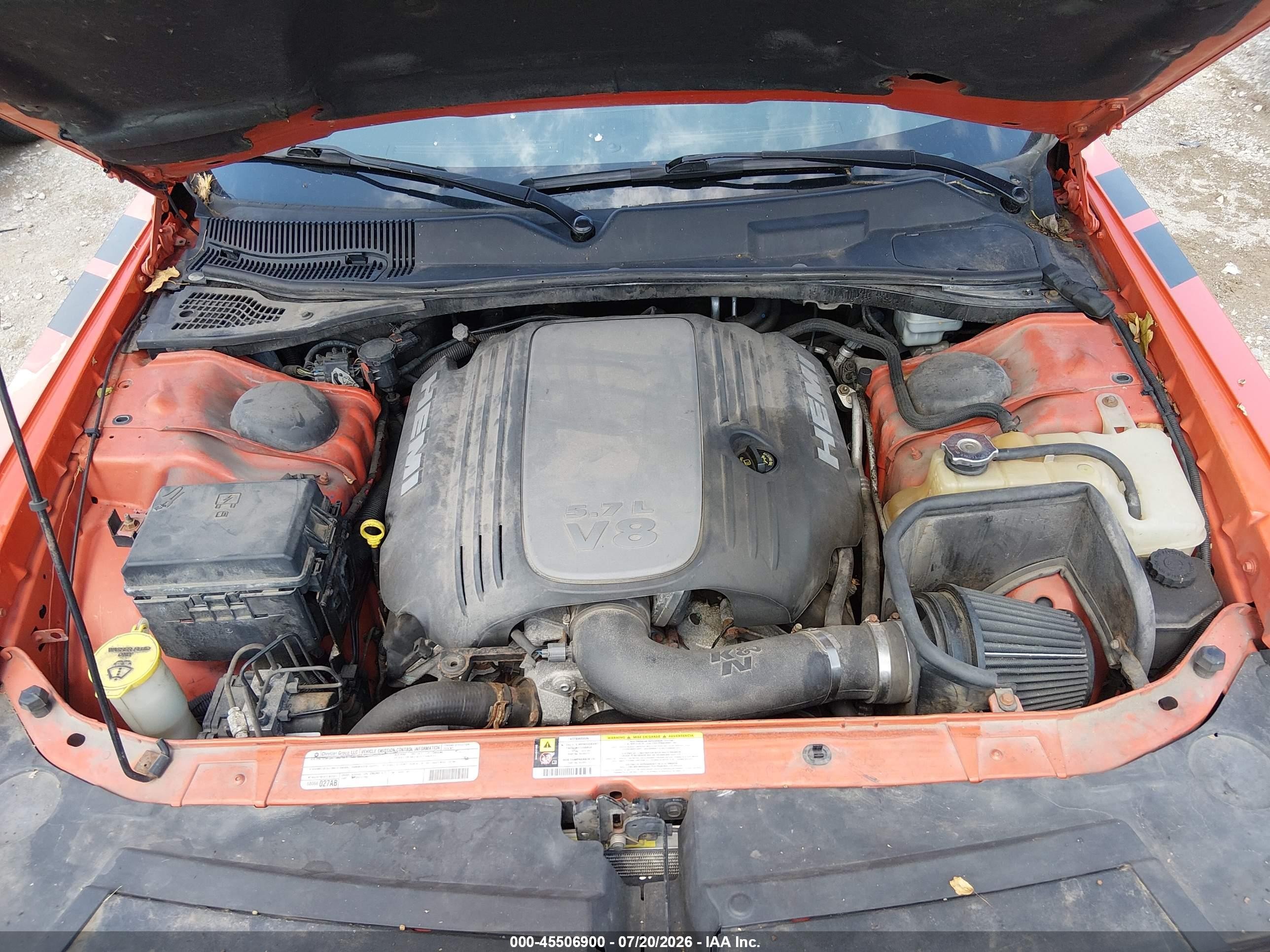 2010 Dodge Challenger R/t Orange vin: 2B3CJ5DT0AH314287