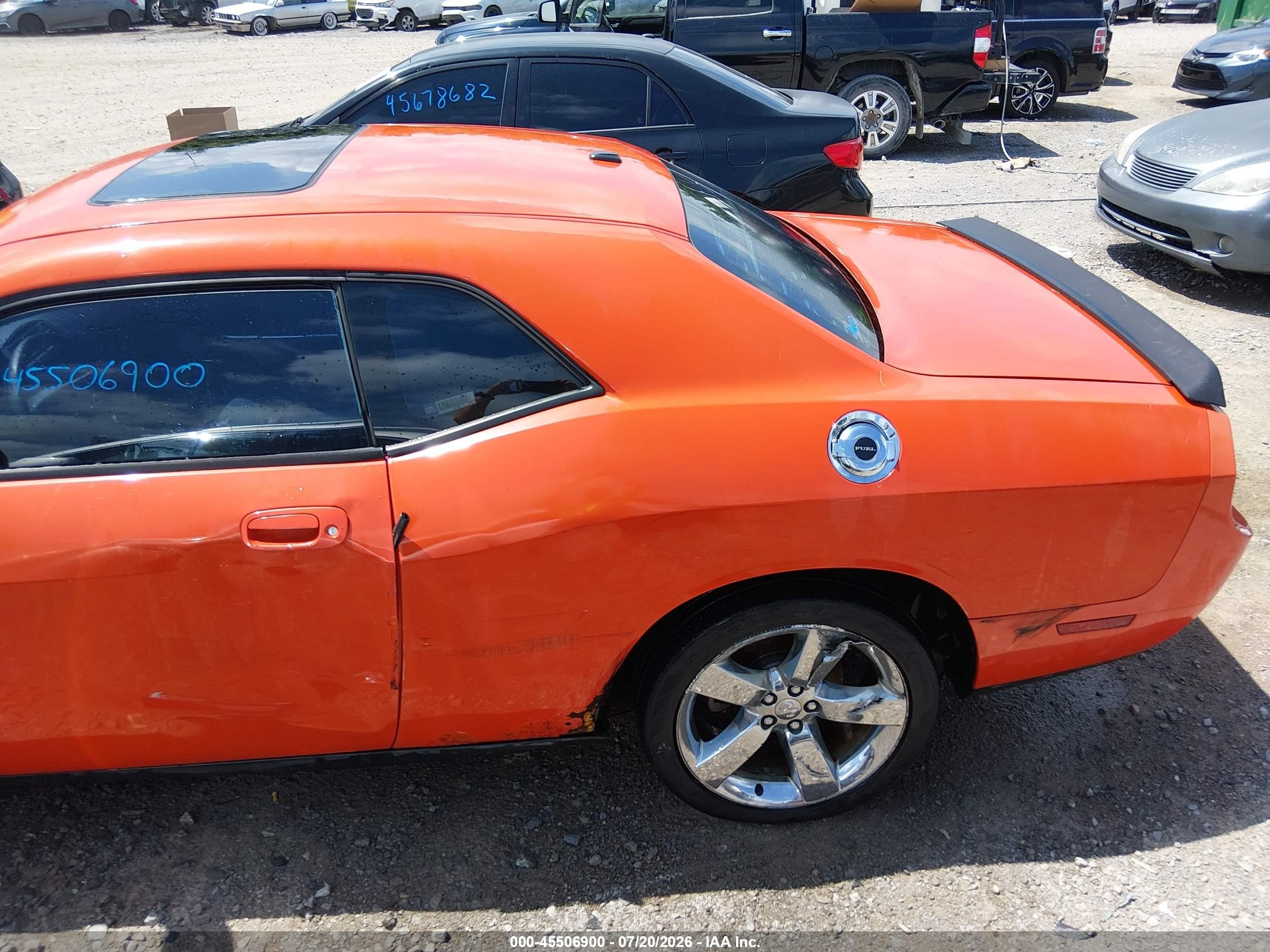 2010 Dodge Challenger R/t Orange vin: 2B3CJ5DT0AH314287