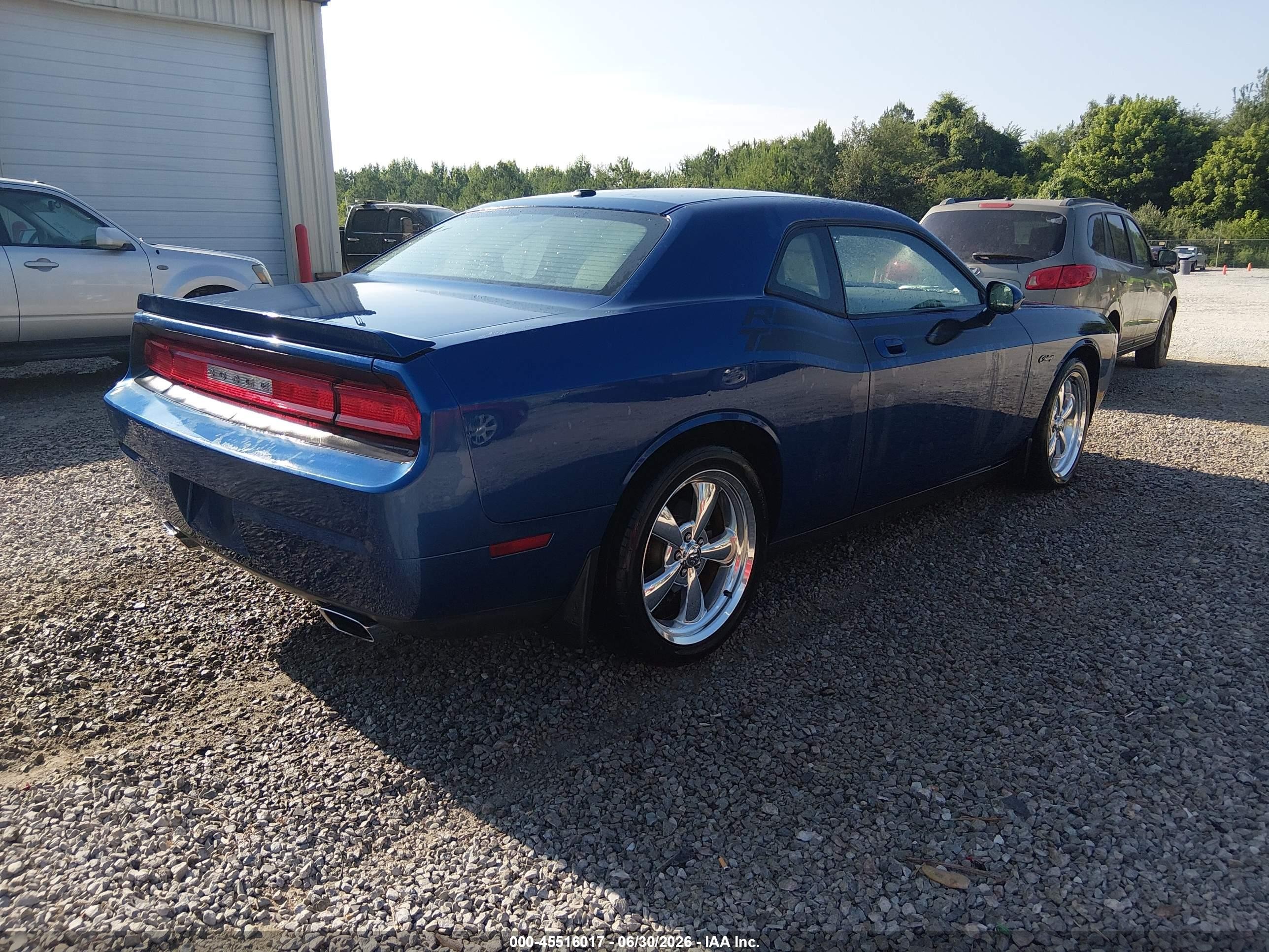 2010 Dodge Challenger R/t Синий vin: 2B3CJ5DT1AH137152