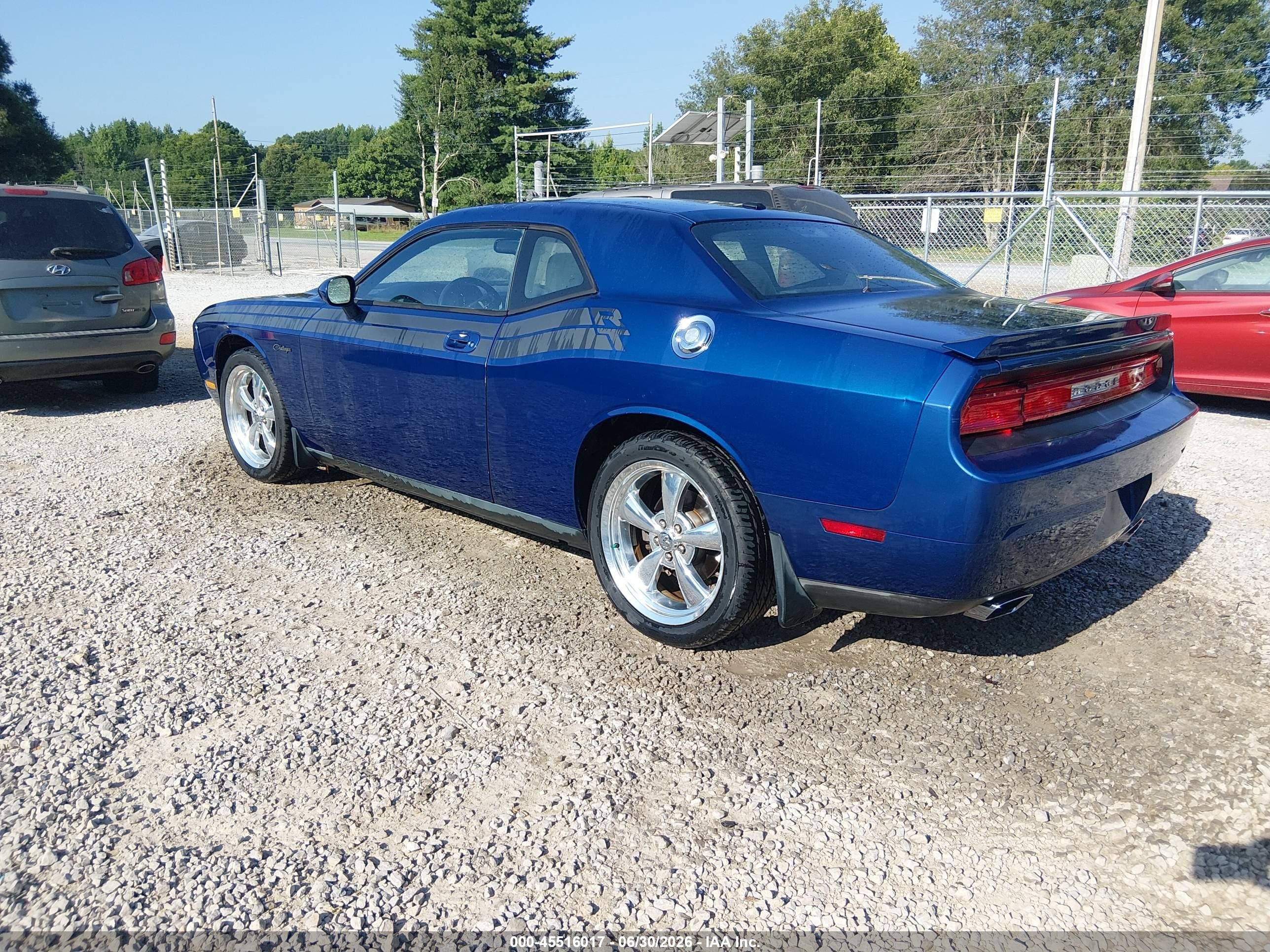 2010 Dodge Challenger R/t Синий vin: 2B3CJ5DT1AH137152