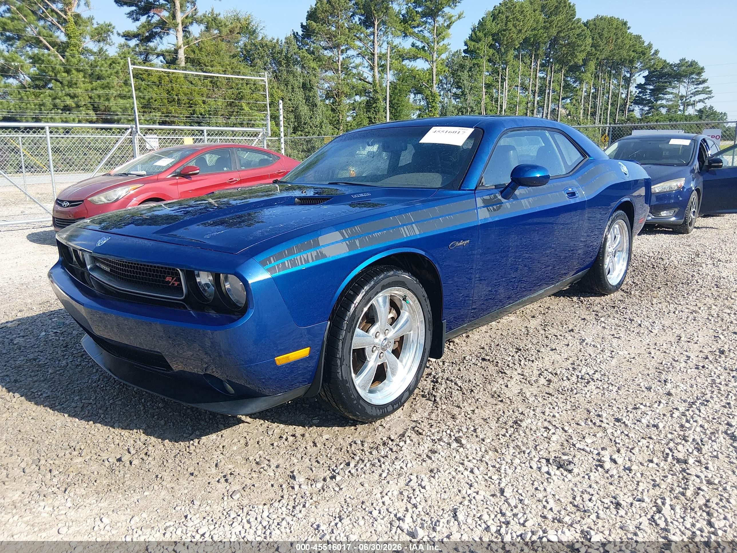2010 Dodge Challenger R/t Синий vin: 2B3CJ5DT1AH137152