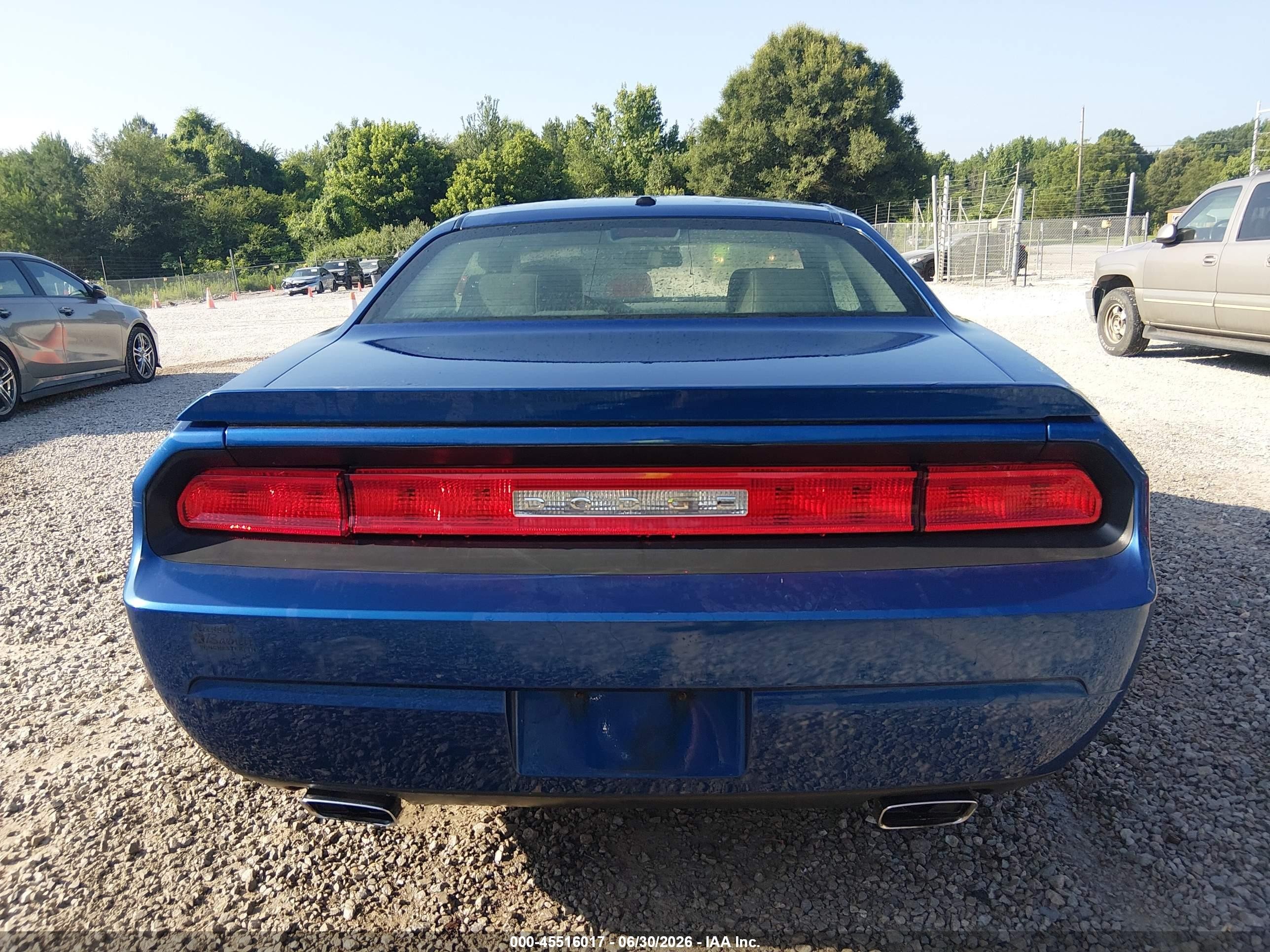 2010 Dodge Challenger R/t Синий vin: 2B3CJ5DT1AH137152