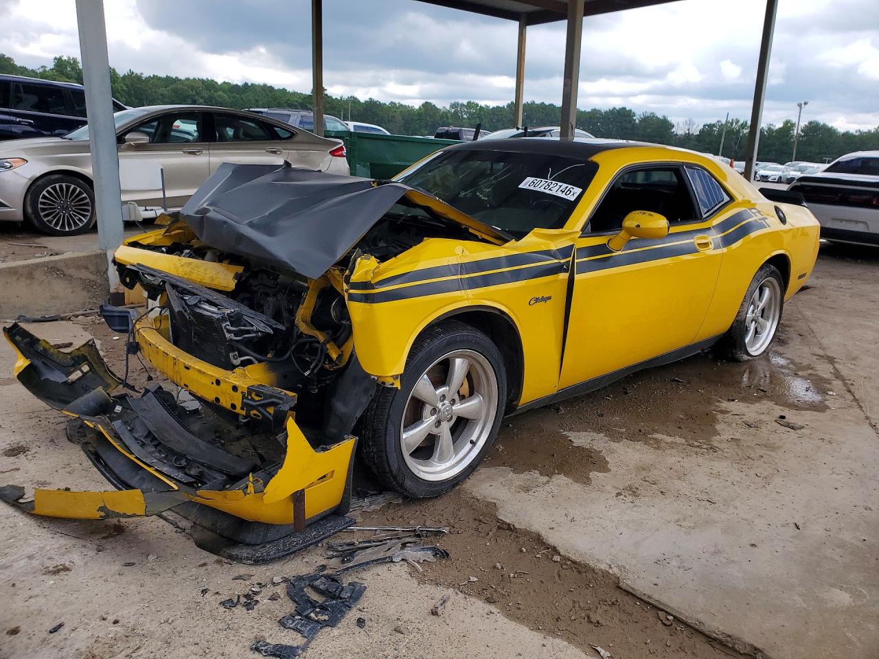 2010 Dodge Challenger R/t Yellow vin: 2B3CJ5DT1AH157028