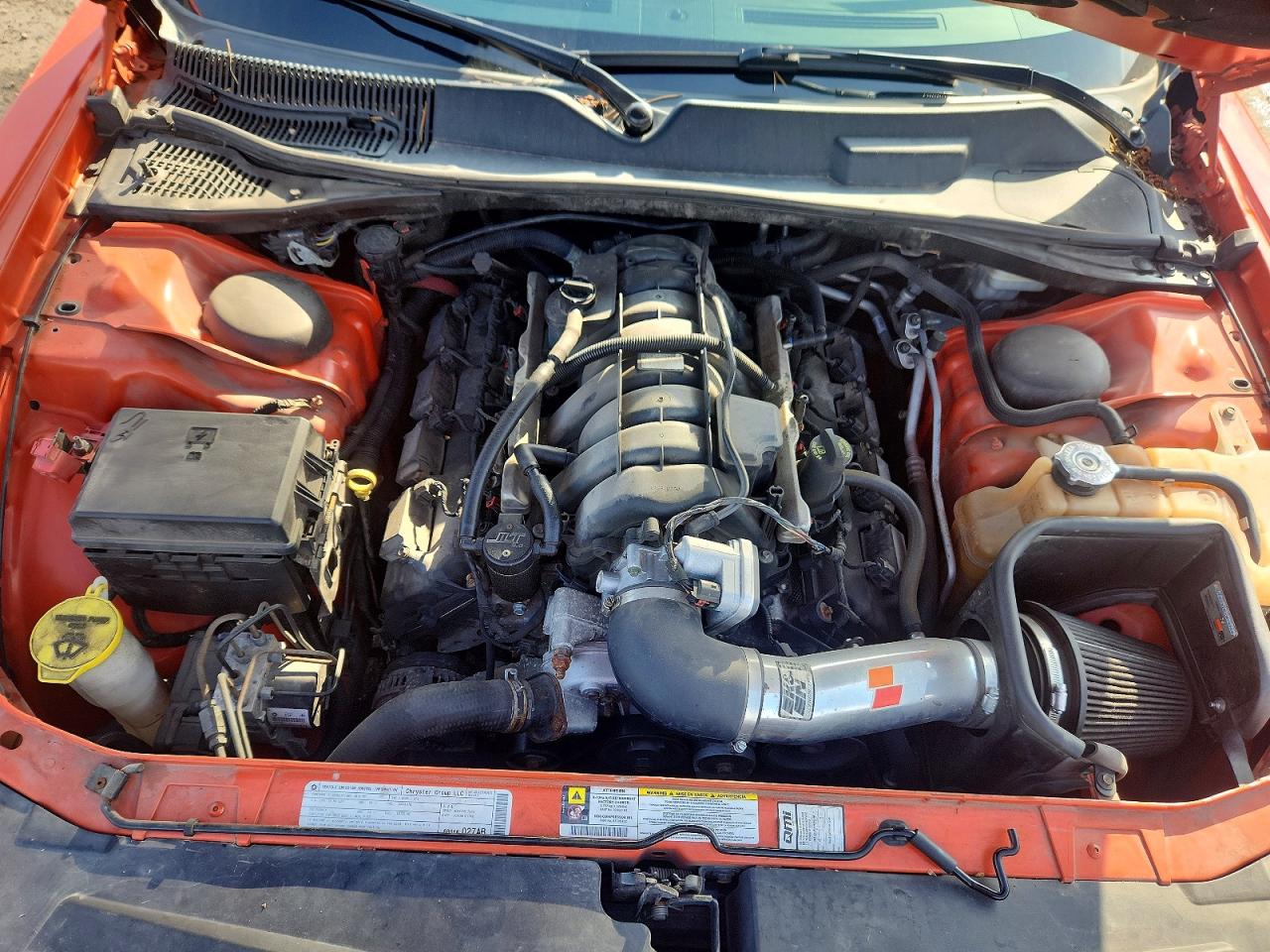 2010 Dodge Challenger R Orange vin: 2B3CJ5DT1AH200590