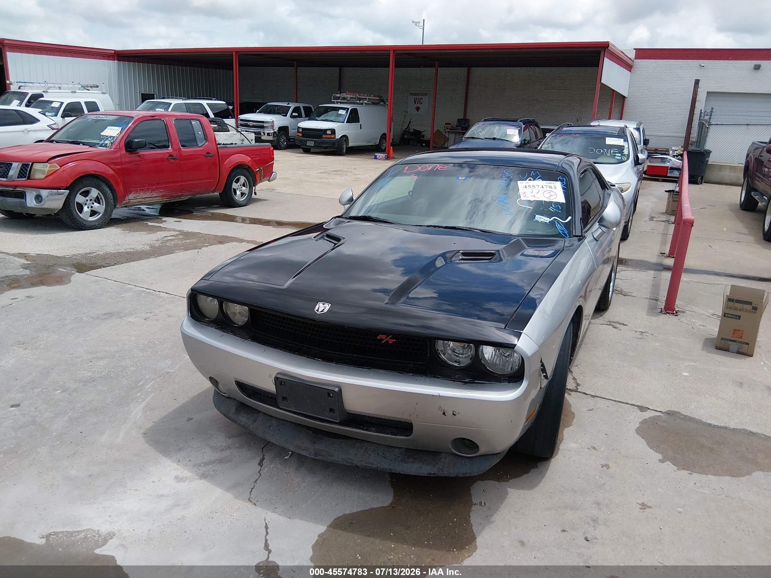 2010 Dodge Challenger R/t Black vin: 2B3CJ5DT2AH282779