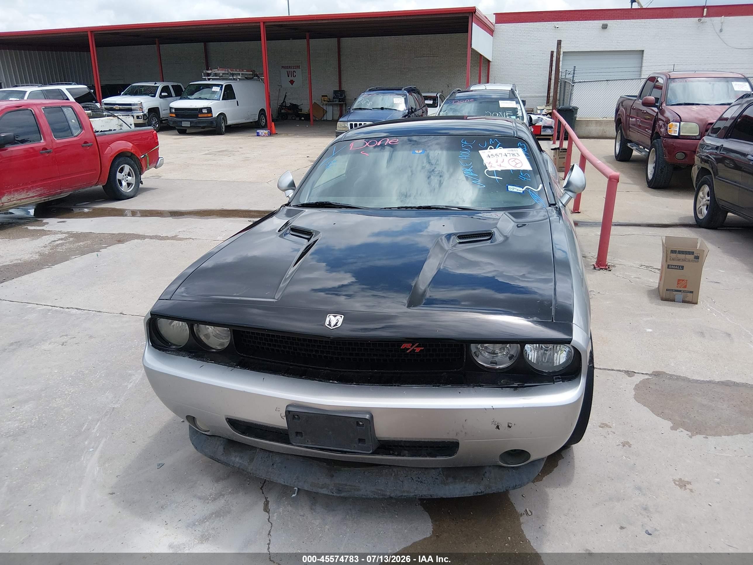 2010 Dodge Challenger R/t Black vin: 2B3CJ5DT2AH282779