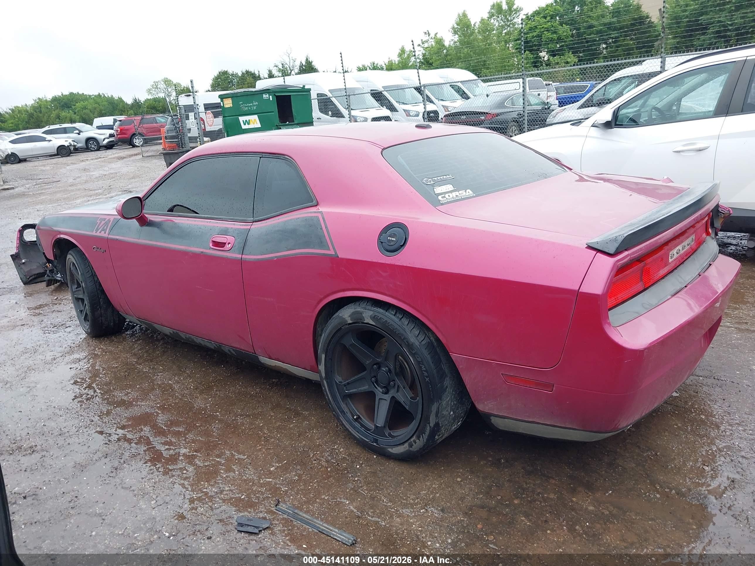 2010 Dodge Challenger R/t Pink vin: 2B3CJ5DT2AH295645