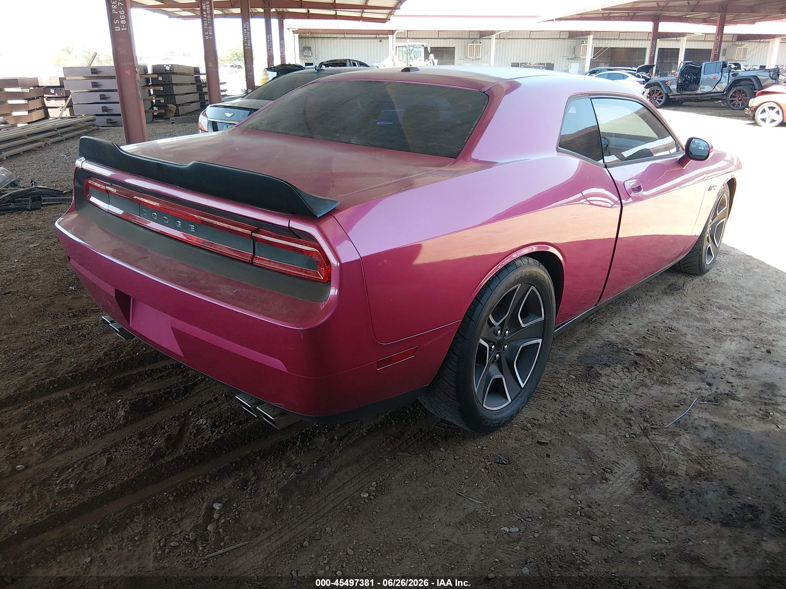 2010 Dodge Challenger R/t Pink vin: 2B3CJ5DT2AH295659