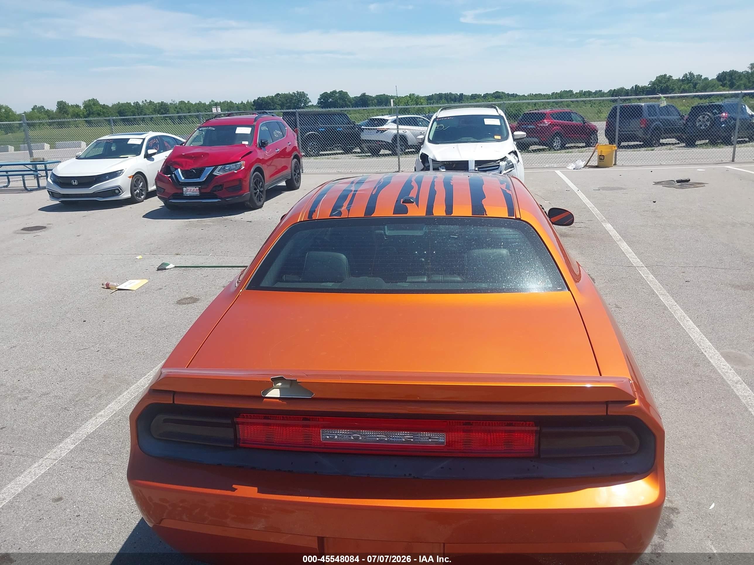 2011 Dodge Challenger R/t Orange vin: 2B3CJ5DT2BH501676