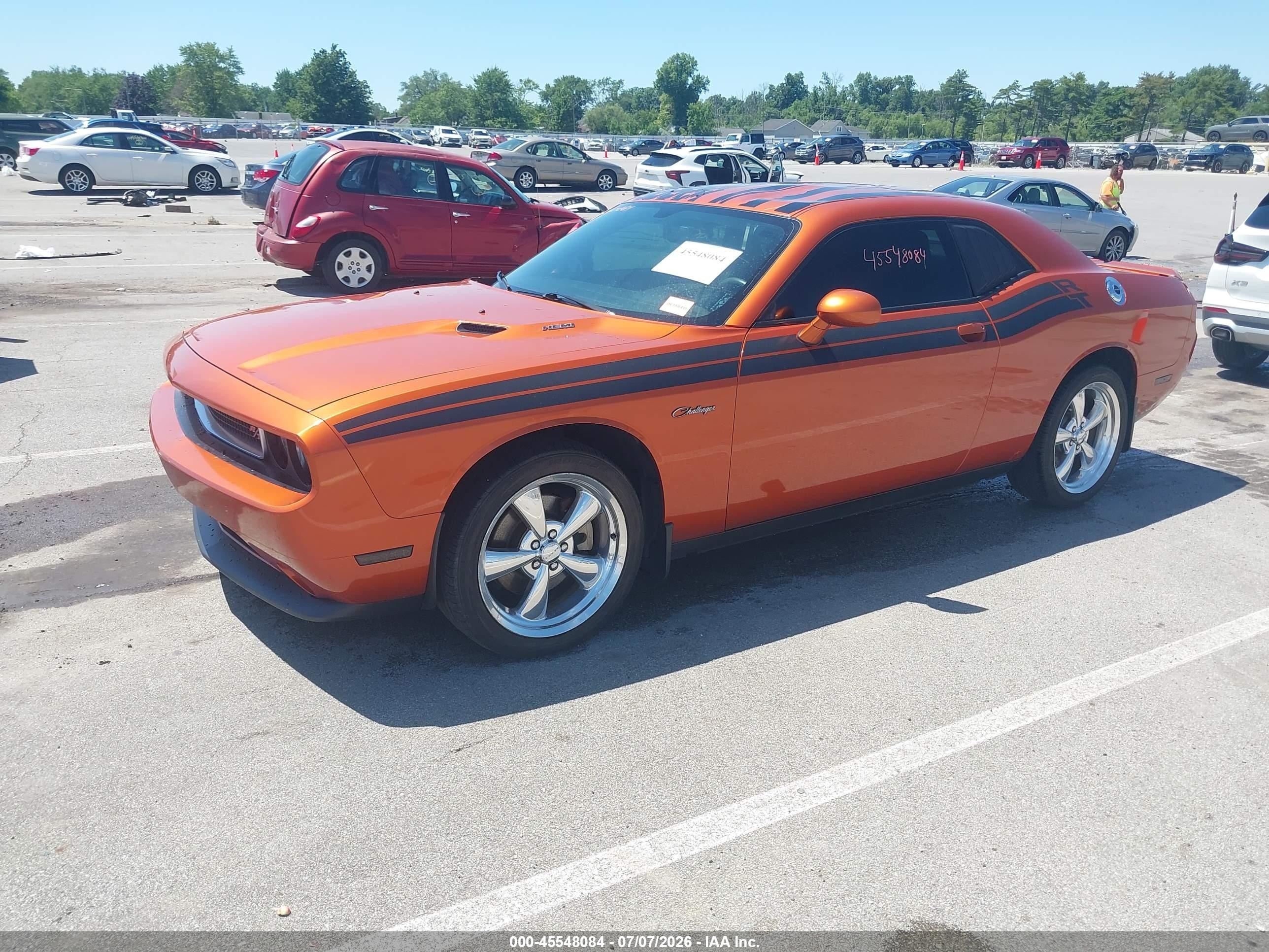 2011 Dodge Challenger R/t Orange vin: 2B3CJ5DT2BH501676
