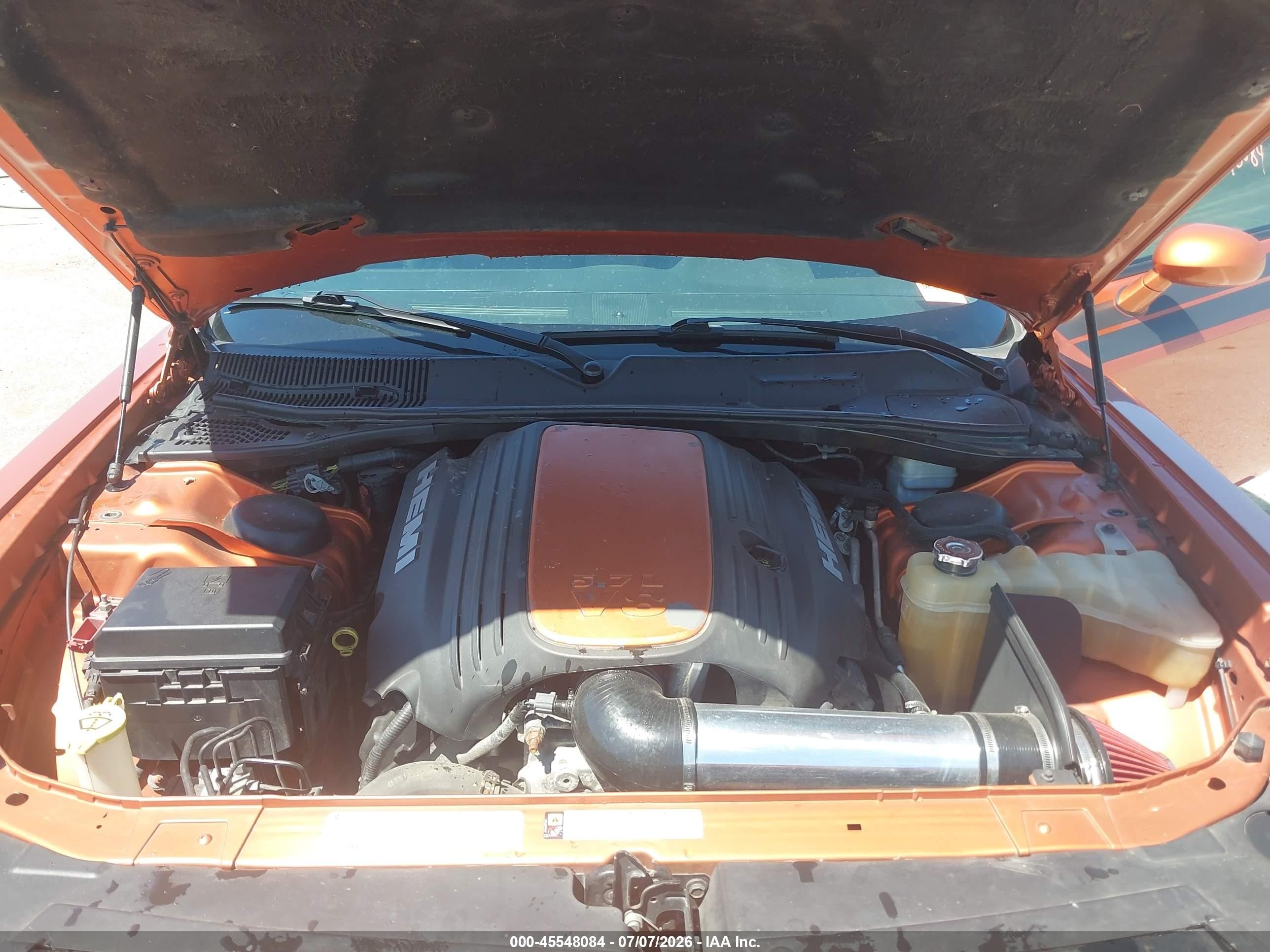 2011 Dodge Challenger R/t Orange vin: 2B3CJ5DT2BH501676
