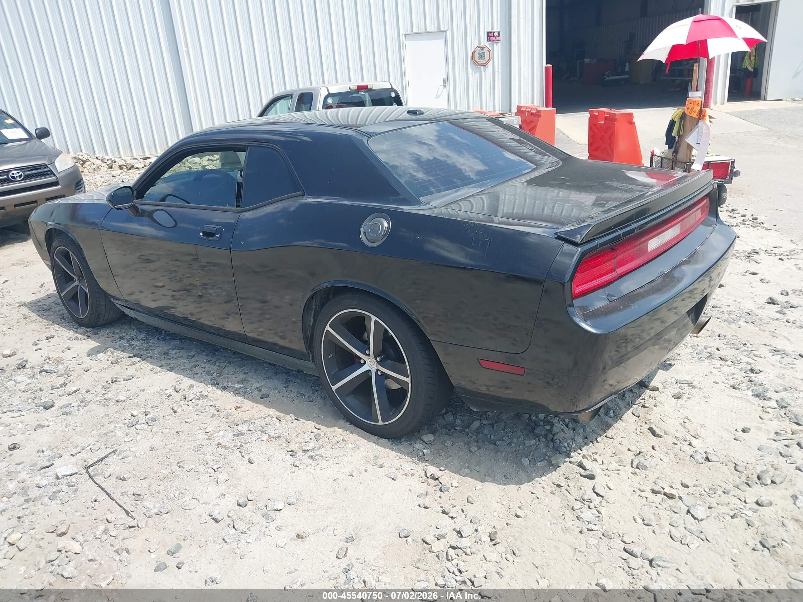 2010 Dodge Challenger R/t Black vin: 2B3CJ5DT3AH189639