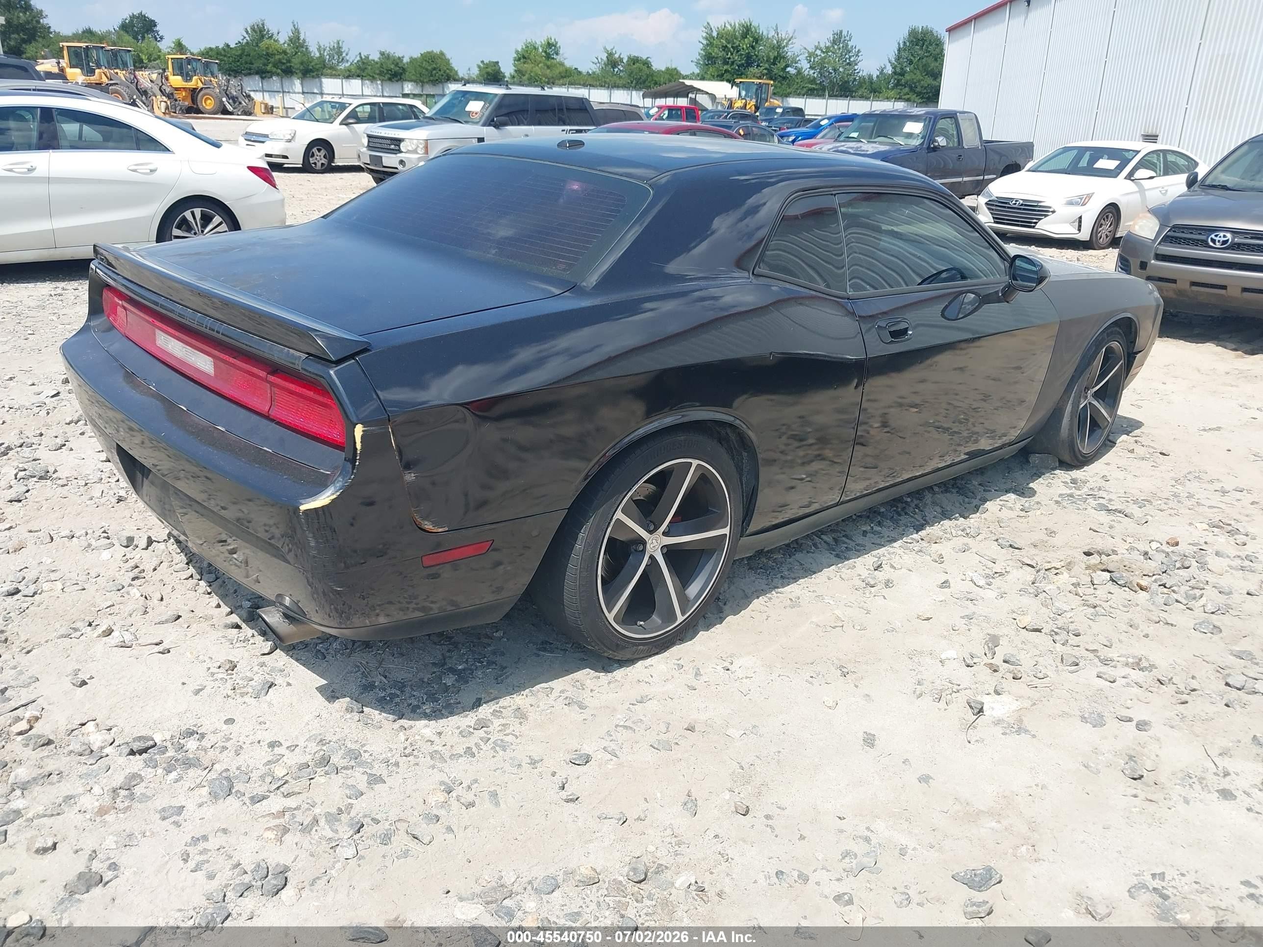 2010 Dodge Challenger R/t Black vin: 2B3CJ5DT3AH189639