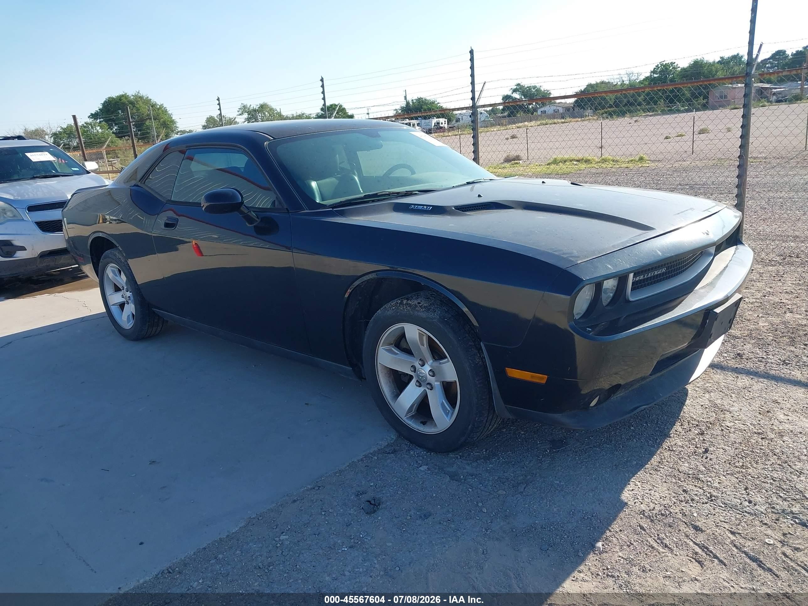 2010 Dodge Challenger R/t Black vin: 2B3CJ5DT3AH289434