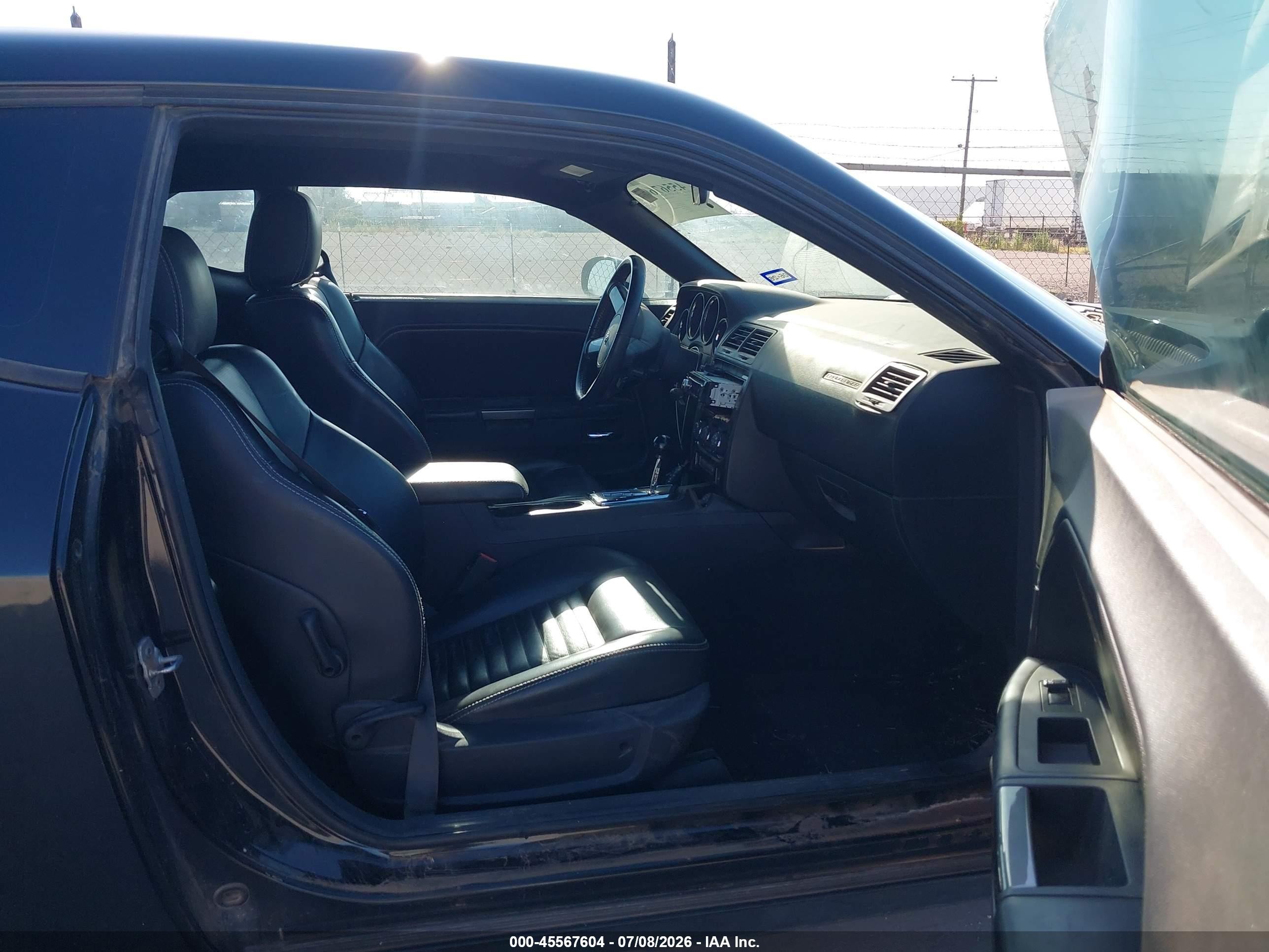 2010 Dodge Challenger R/t Black vin: 2B3CJ5DT3AH289434