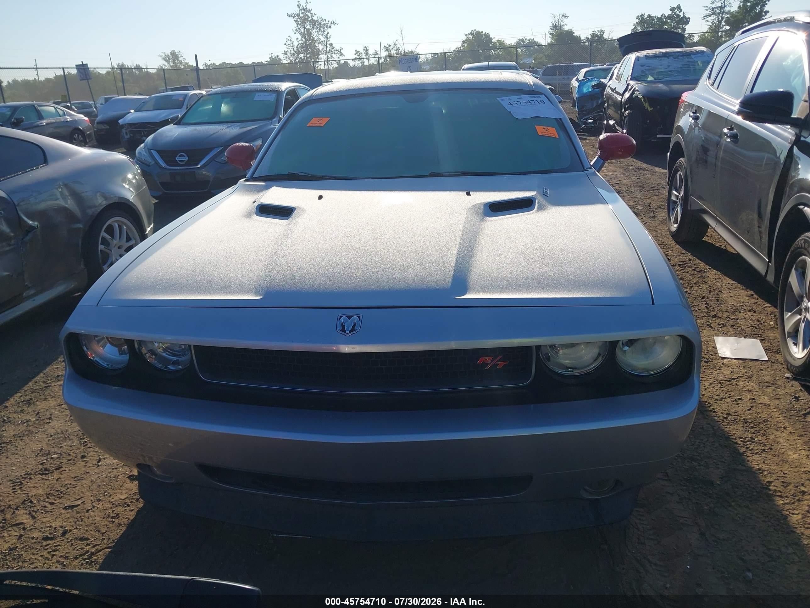 2010 Dodge Challenger R/t Silver vin: 2B3CJ5DT4AH135041