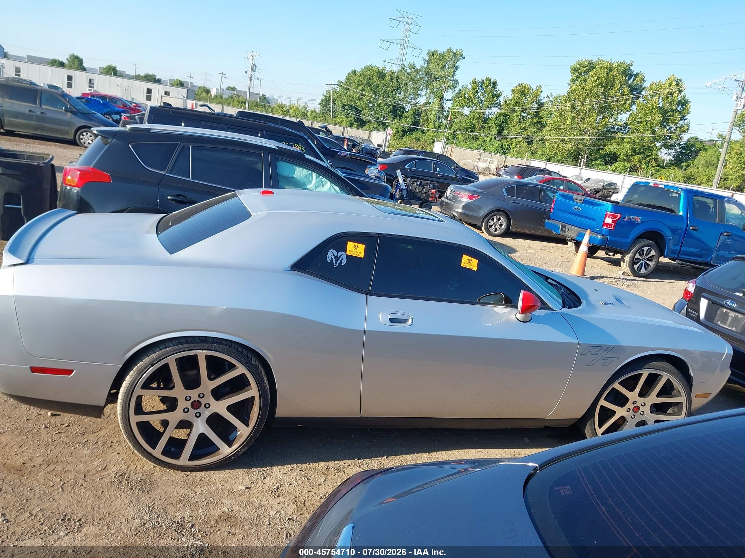 2010 Dodge Challenger R/t Silver vin: 2B3CJ5DT4AH135041