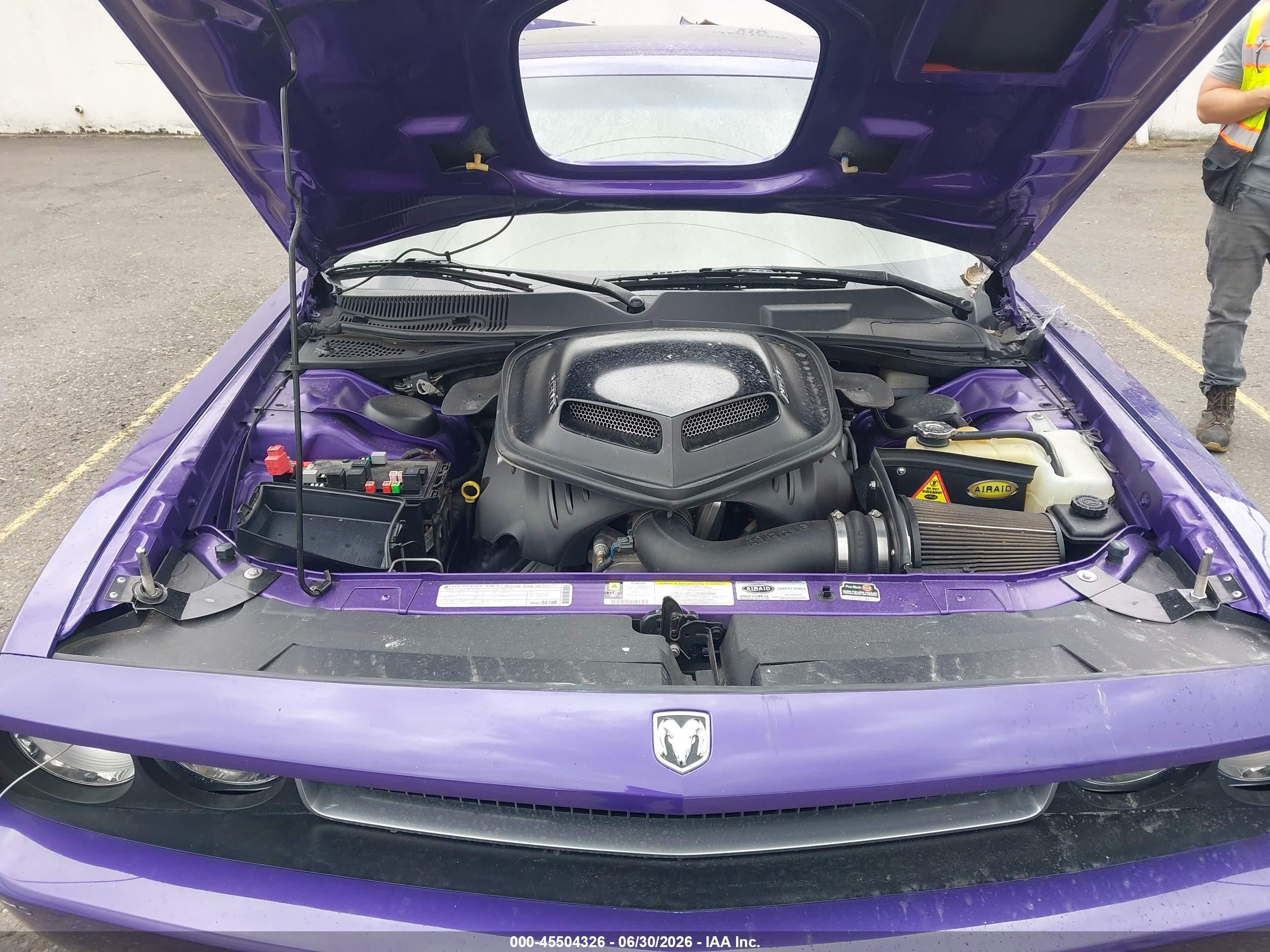 2010 Dodge Challenger R/t Classic Purple vin: 2B3CJ5DT4AH190525