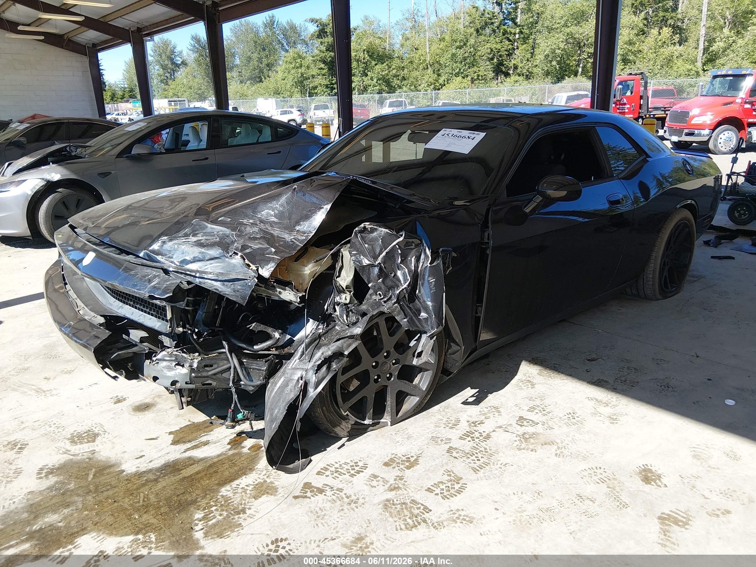 2010 Dodge Challenger R/t Black vin: 2B3CJ5DT4AH199497