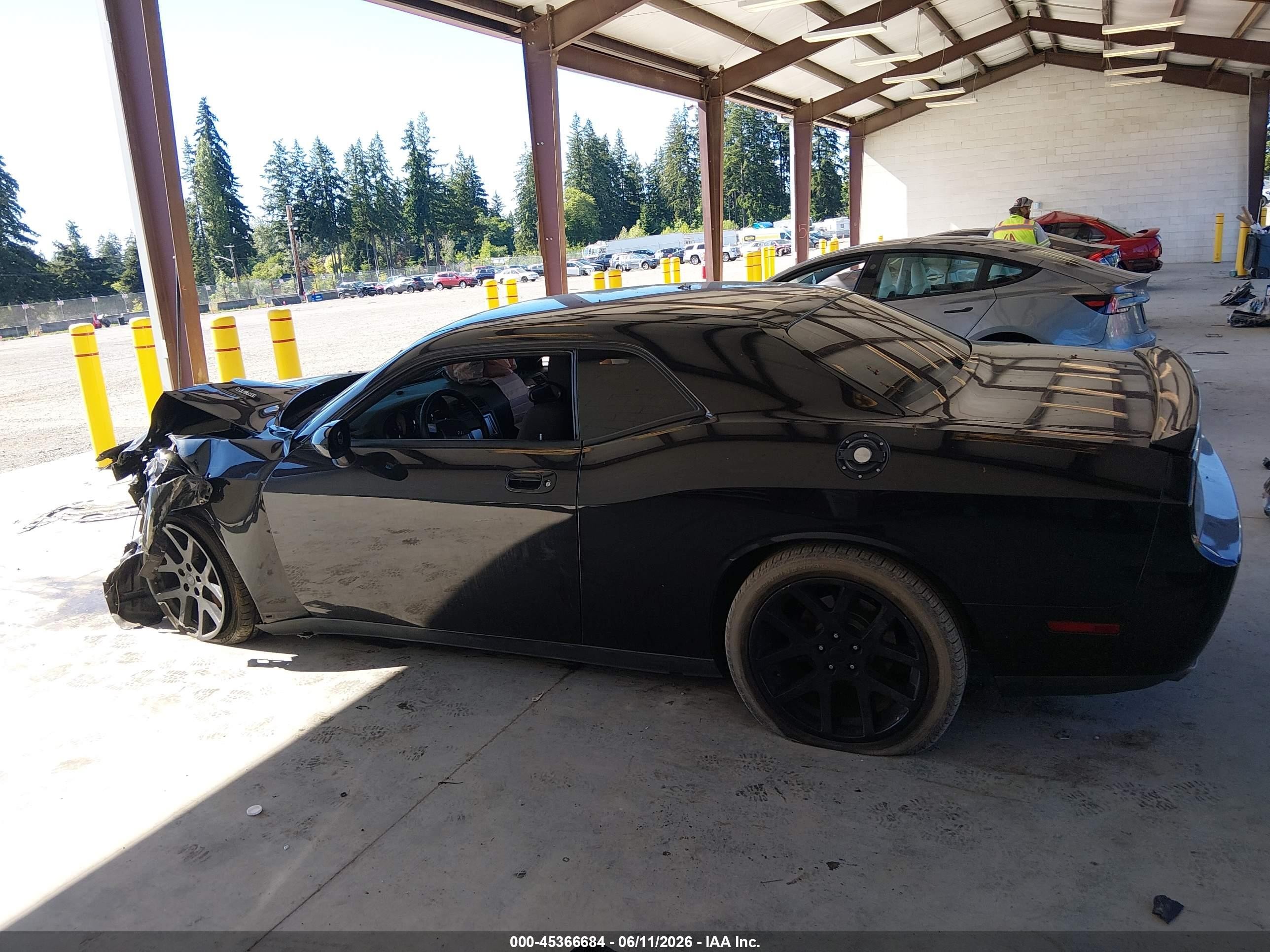 2010 Dodge Challenger R/t Black vin: 2B3CJ5DT4AH199497