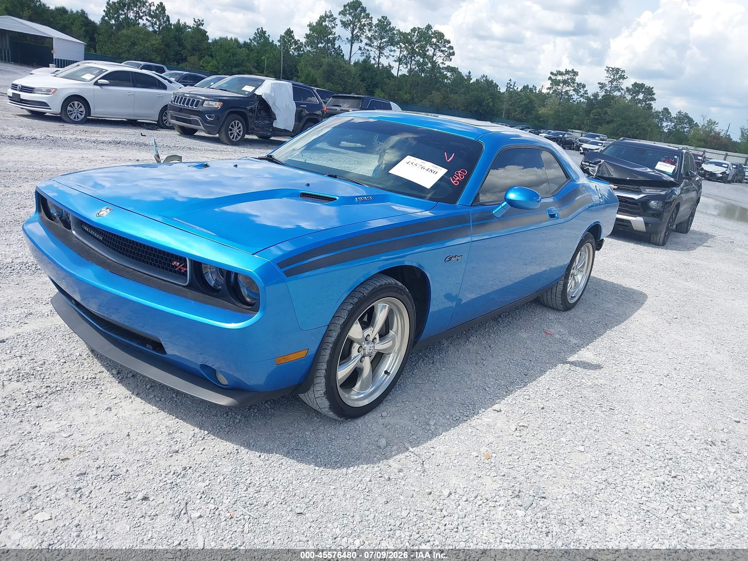 2010 Dodge Challenger R/t Blue vin: 2B3CJ5DT5AH131113