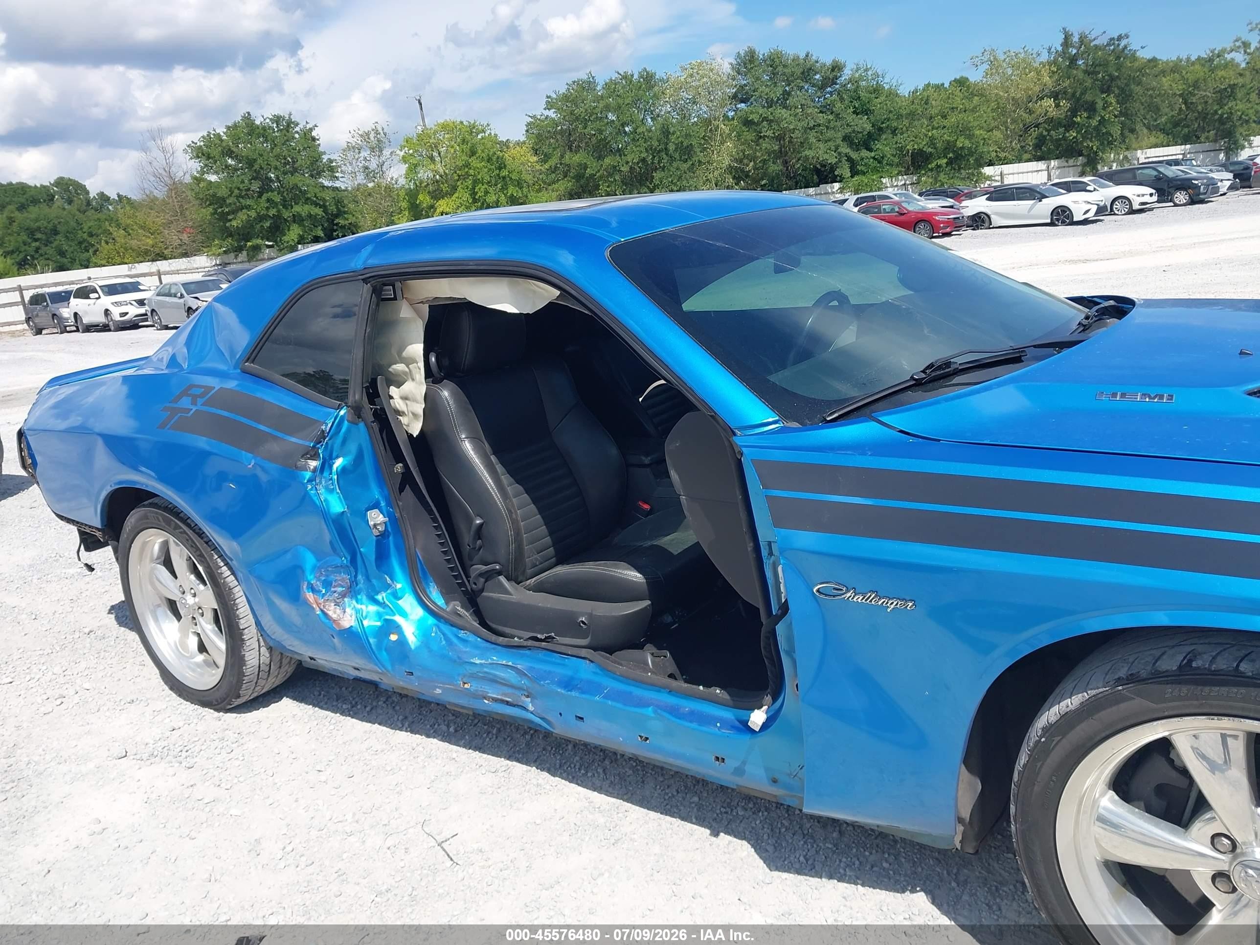2010 Dodge Challenger R/t Blue vin: 2B3CJ5DT5AH131113