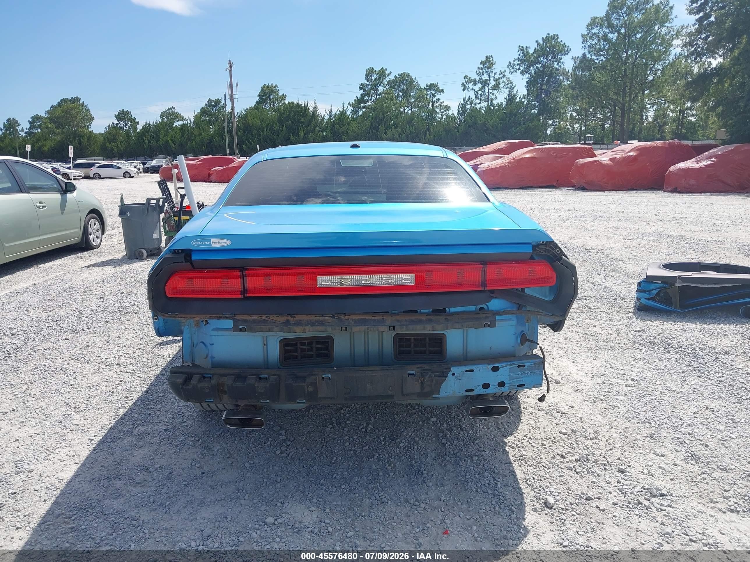 2010 Dodge Challenger R/t Blue vin: 2B3CJ5DT5AH131113