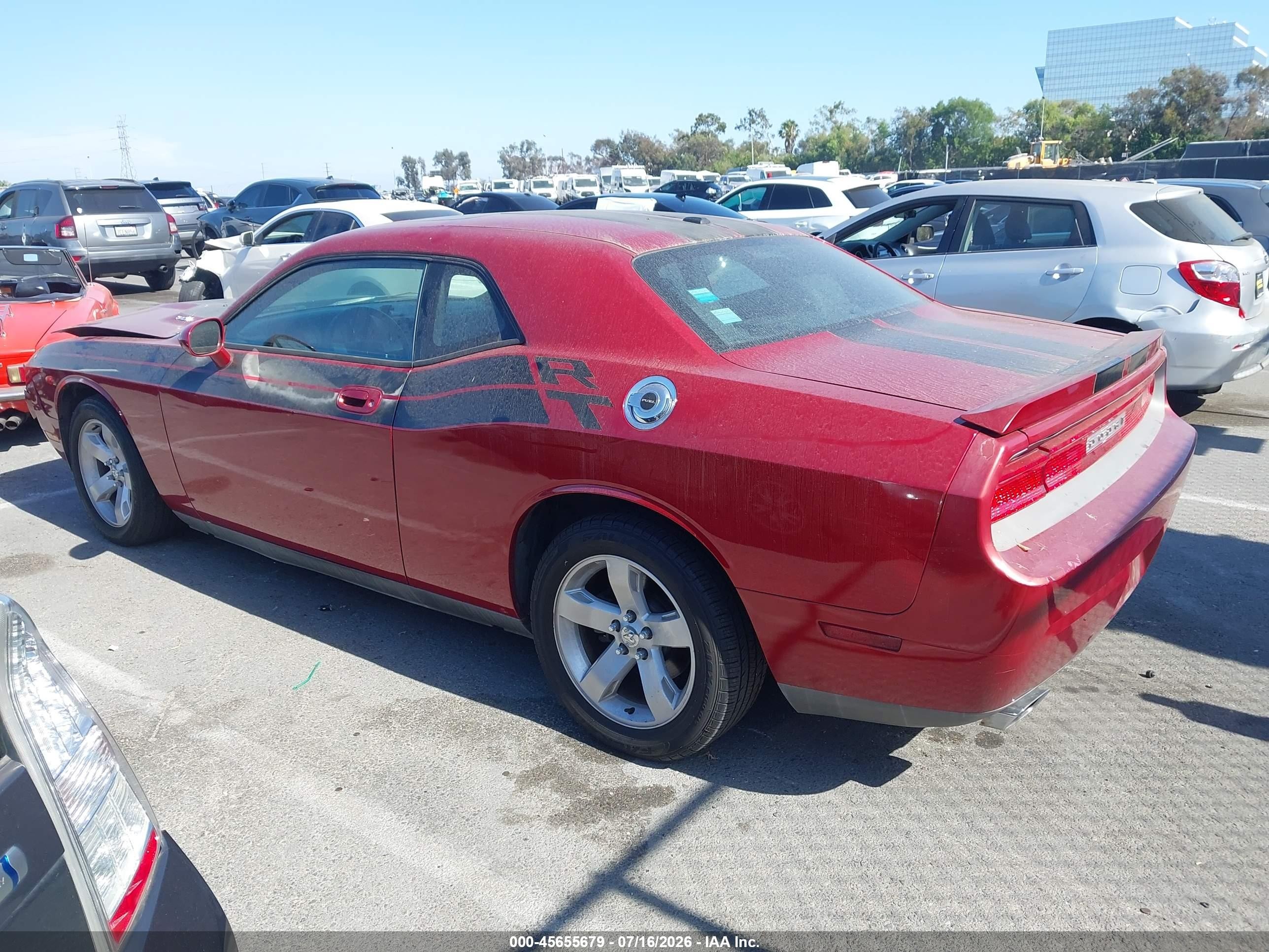 2010 Dodge Challenger R/t Red vin: 2B3CJ5DT5AH261439