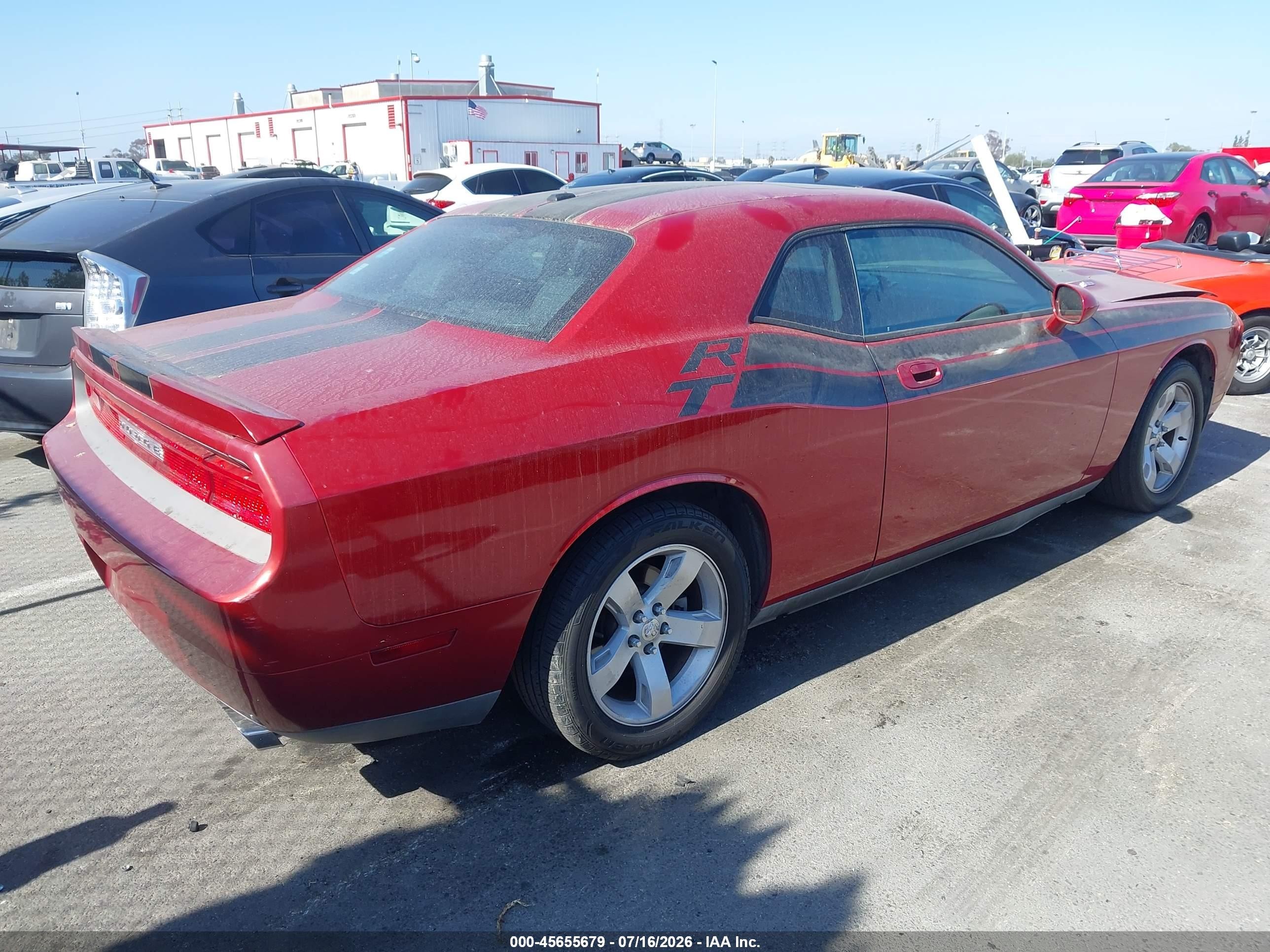 2010 Dodge Challenger R/t Red vin: 2B3CJ5DT5AH261439