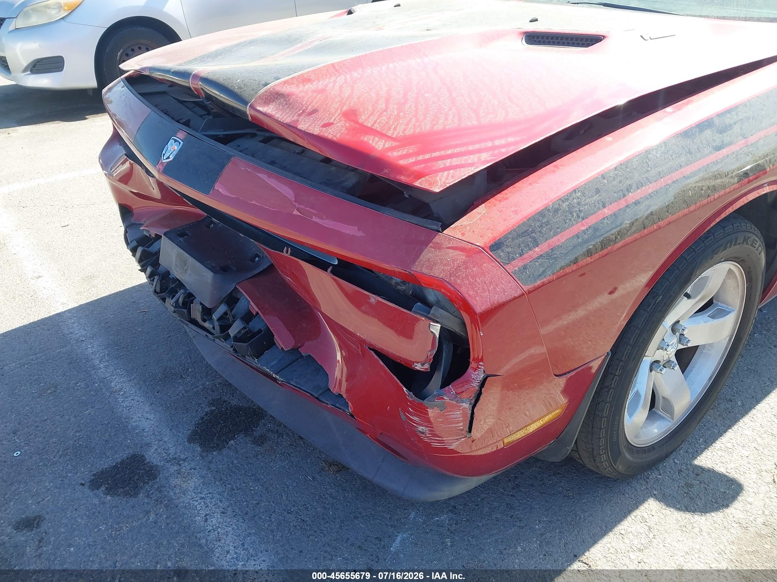 2010 Dodge Challenger R/t Red vin: 2B3CJ5DT5AH261439