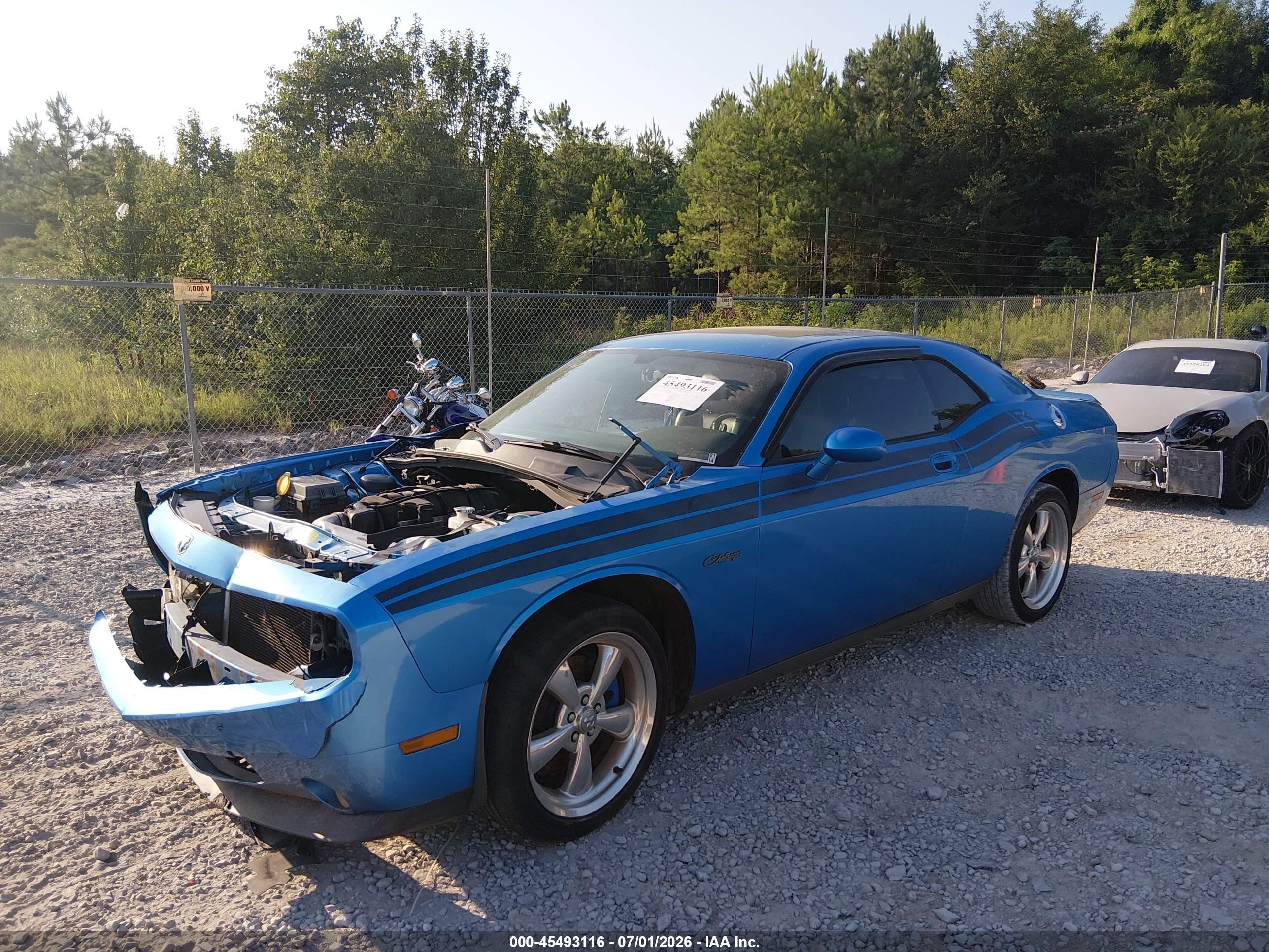 2010 Dodge Challenger R/t Blue vin: 2B3CJ5DT6AH130505