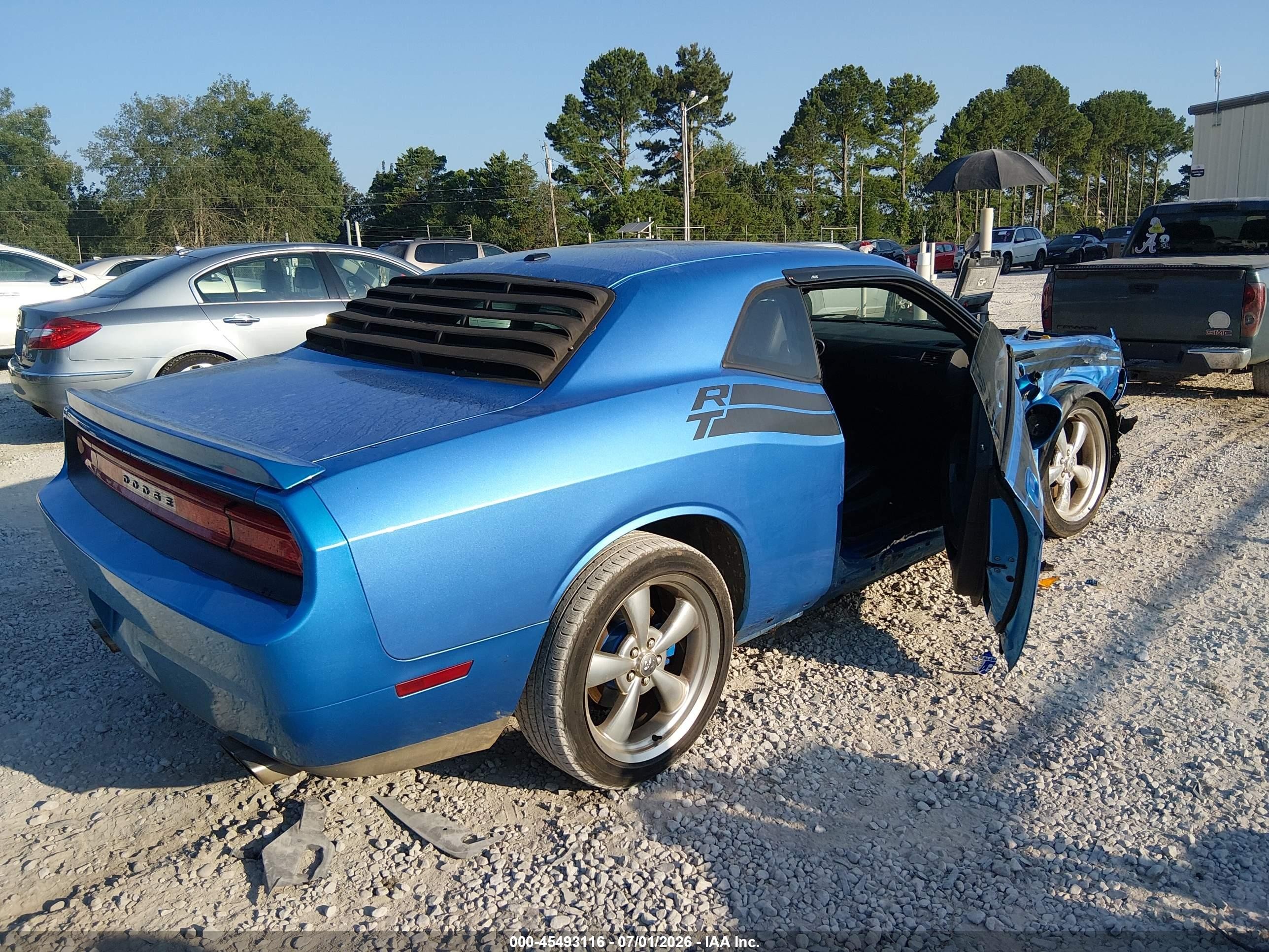 2010 Dodge Challenger R/t Blue vin: 2B3CJ5DT6AH130505