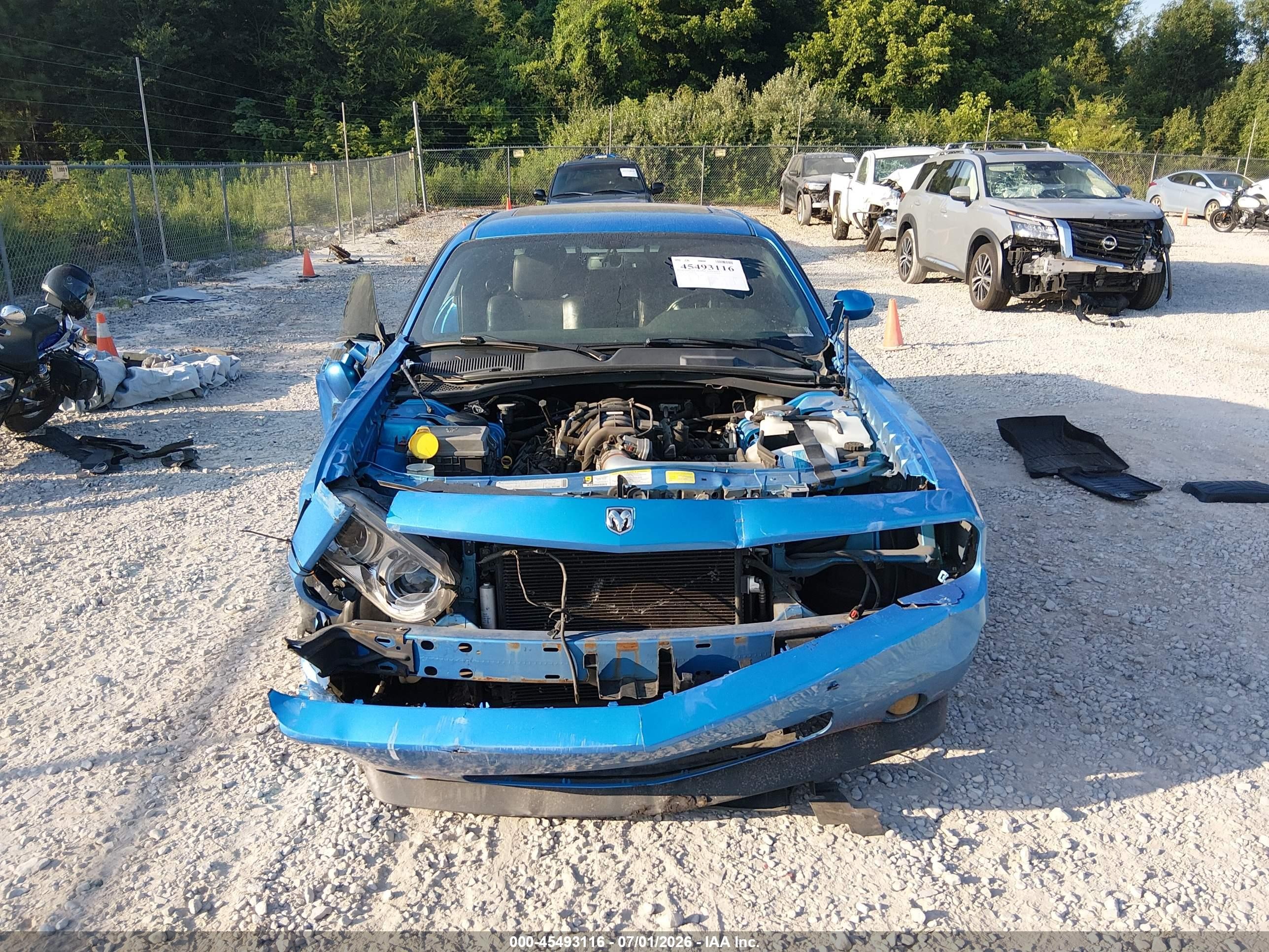 2010 Dodge Challenger R/t Blue vin: 2B3CJ5DT6AH130505