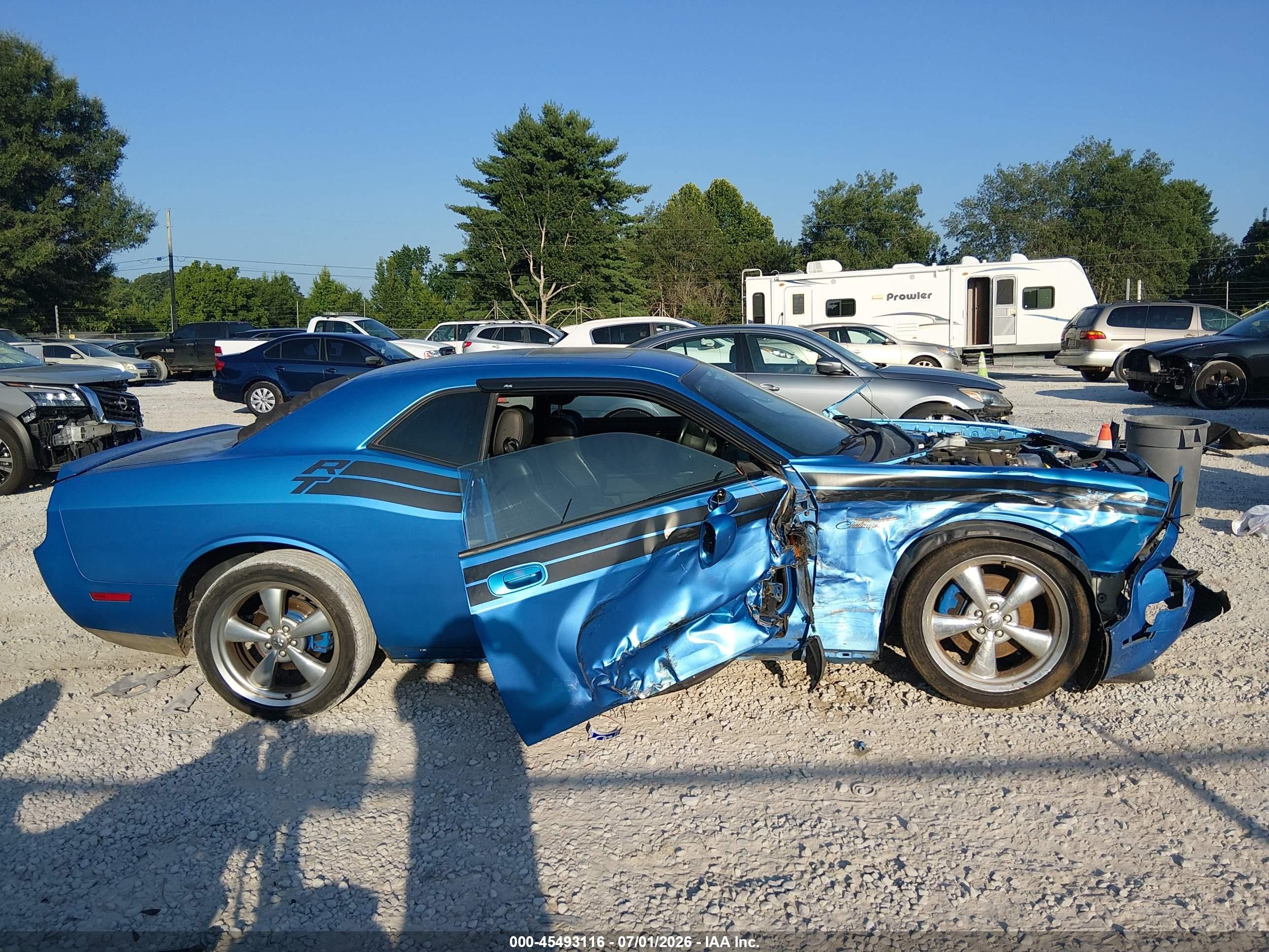 2010 Dodge Challenger R/t Blue vin: 2B3CJ5DT6AH130505