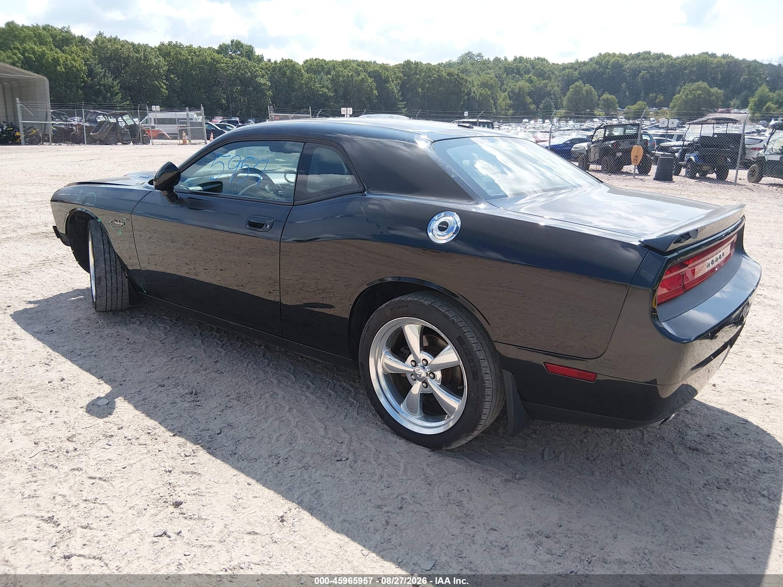 2010 Dodge Challenger R/t Black vin: 2B3CJ5DT6AH234850