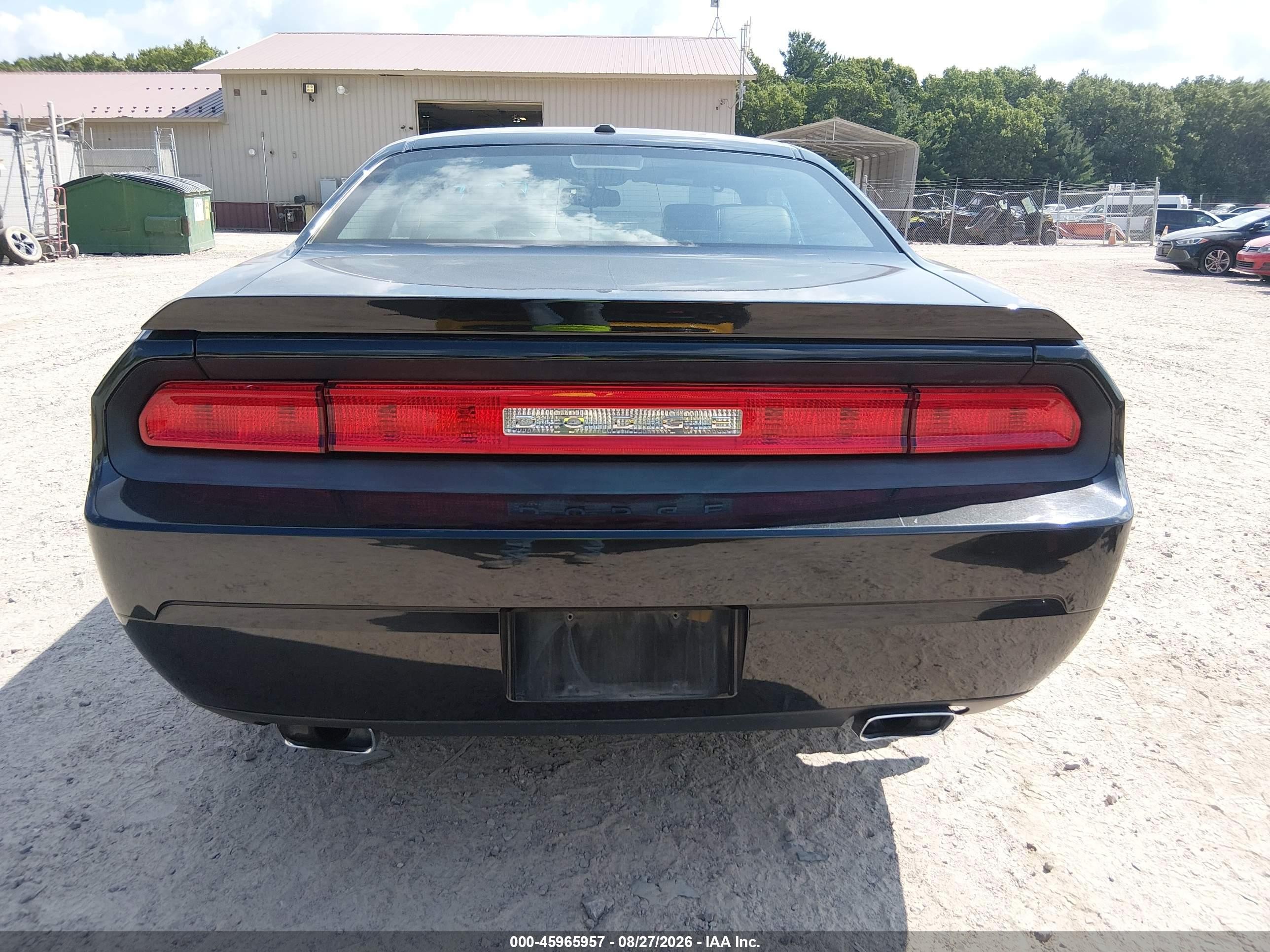 2010 Dodge Challenger R/t Black vin: 2B3CJ5DT6AH234850