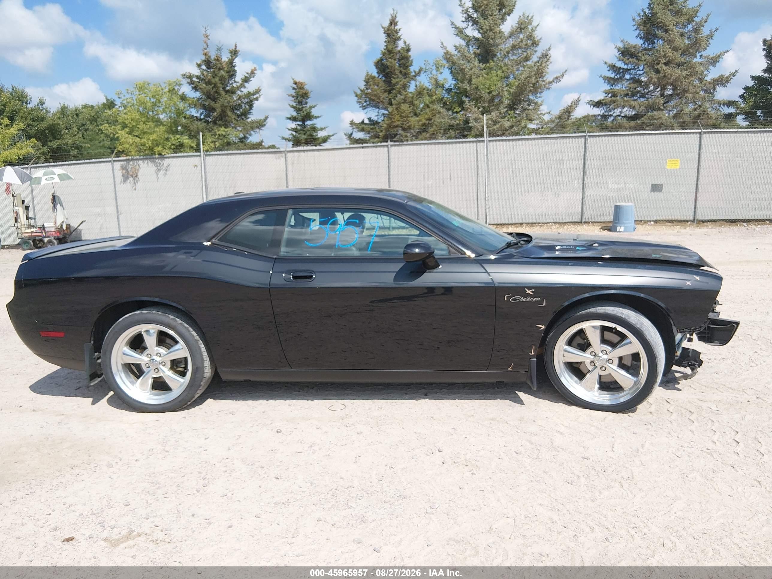2010 Dodge Challenger R/t Black vin: 2B3CJ5DT6AH234850