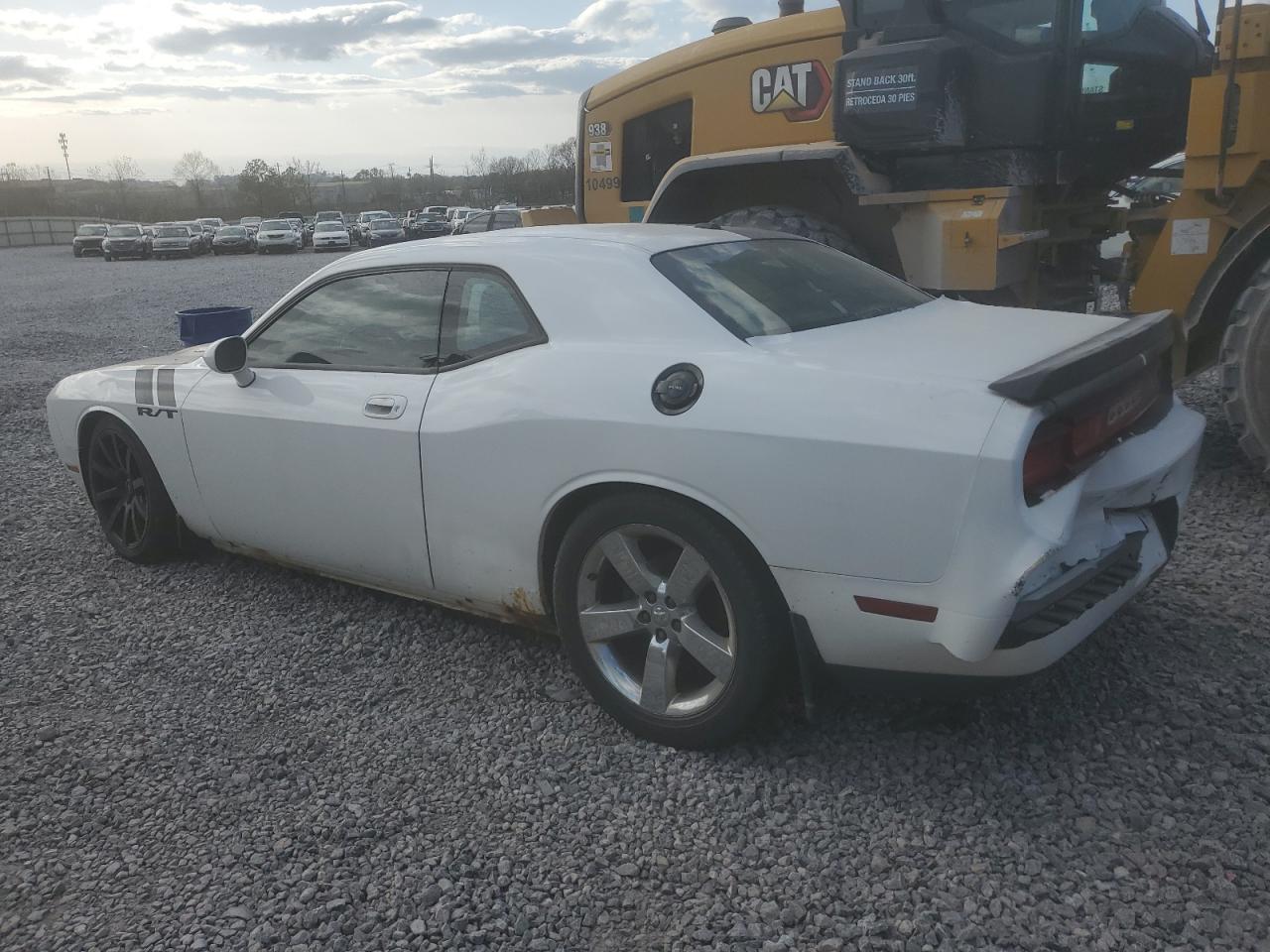 2010 Dodge Challenger R/t White vin: 2B3CJ5DT7AH296838