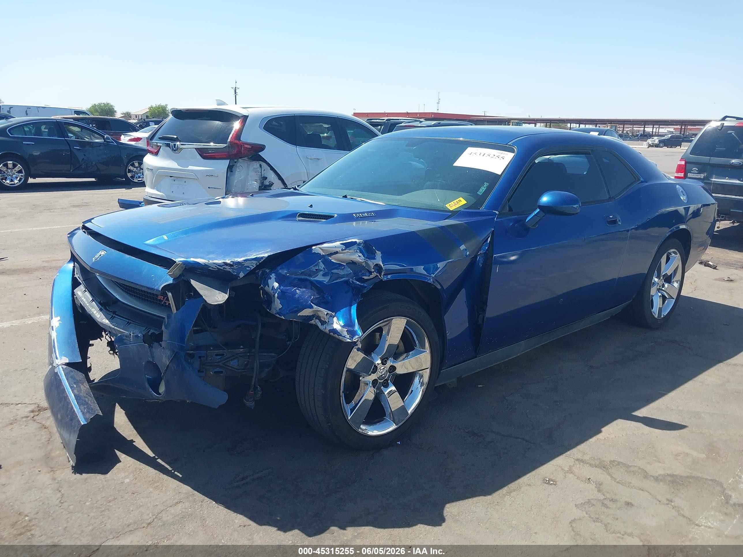 2010 Dodge Challenger R/t Blue vin: 2B3CJ5DT8AH136970