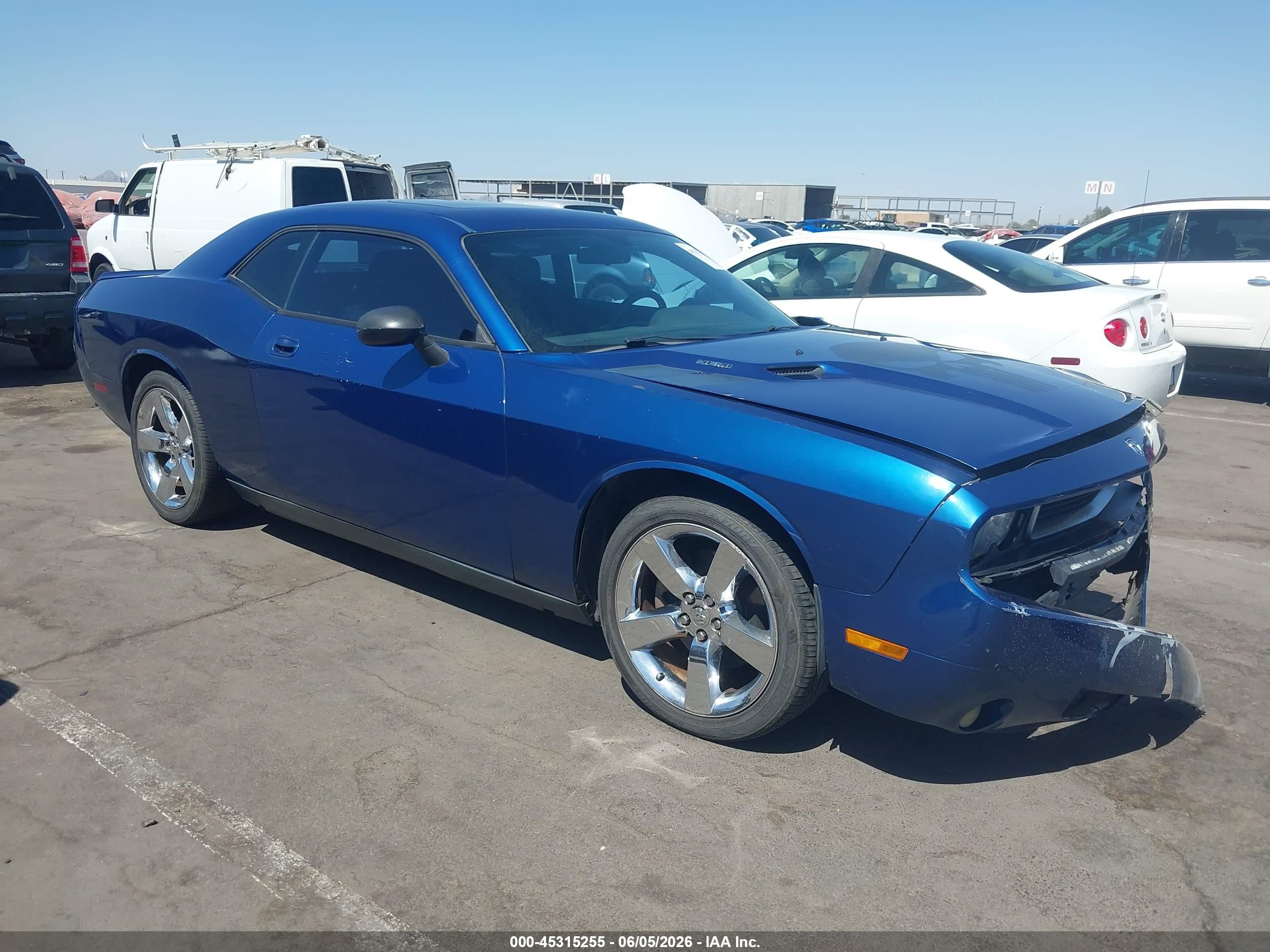 2010 Dodge Challenger R/t Blue vin: 2B3CJ5DT8AH136970