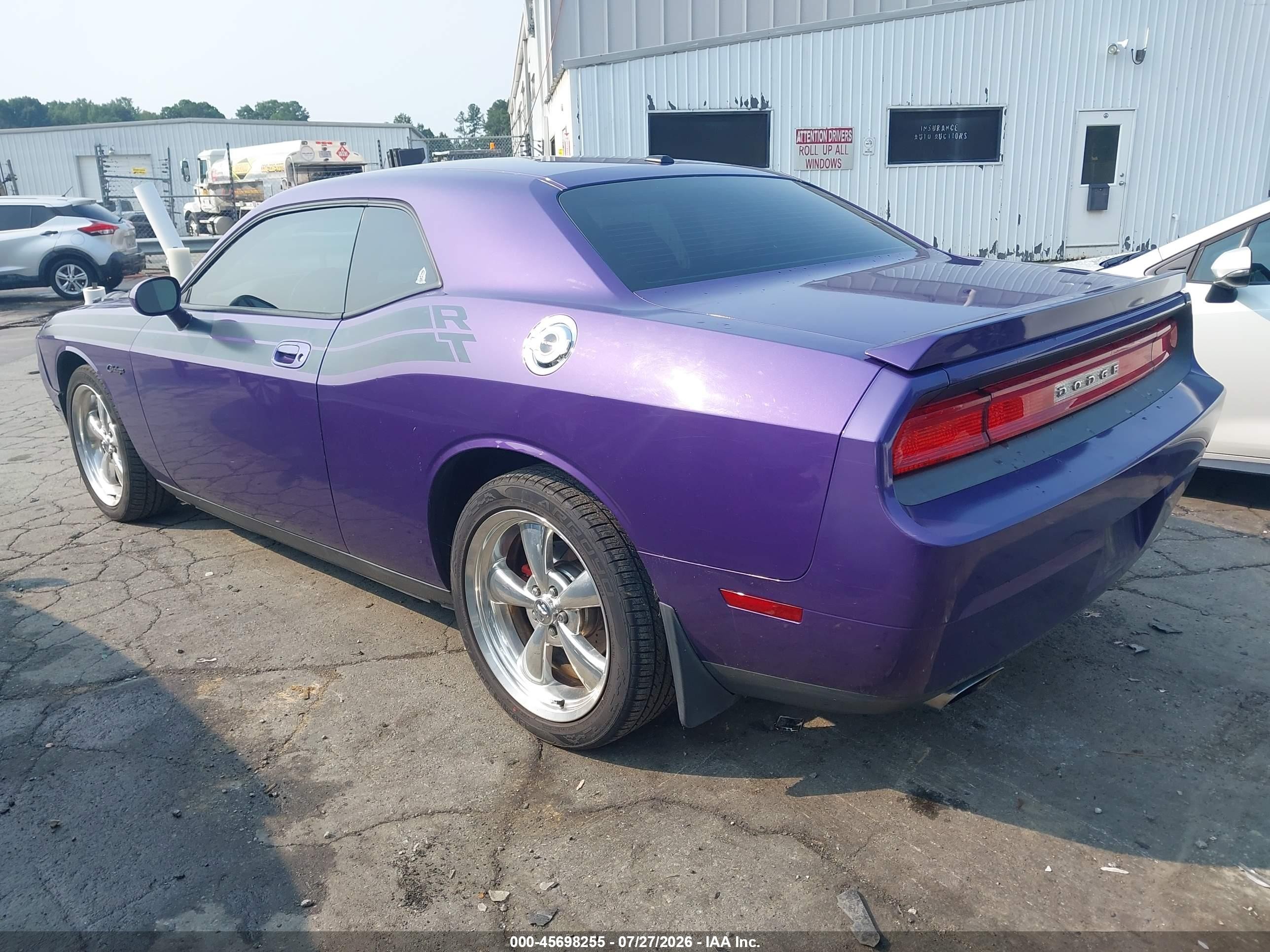 2010 Dodge Challenger R/t Purple vin: 2B3CJ5DT8AH179883