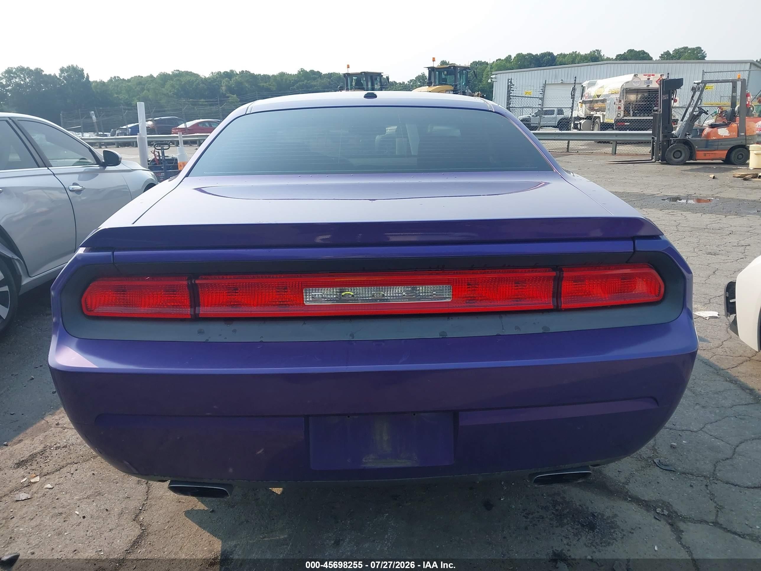 2010 Dodge Challenger R/t Purple vin: 2B3CJ5DT8AH179883