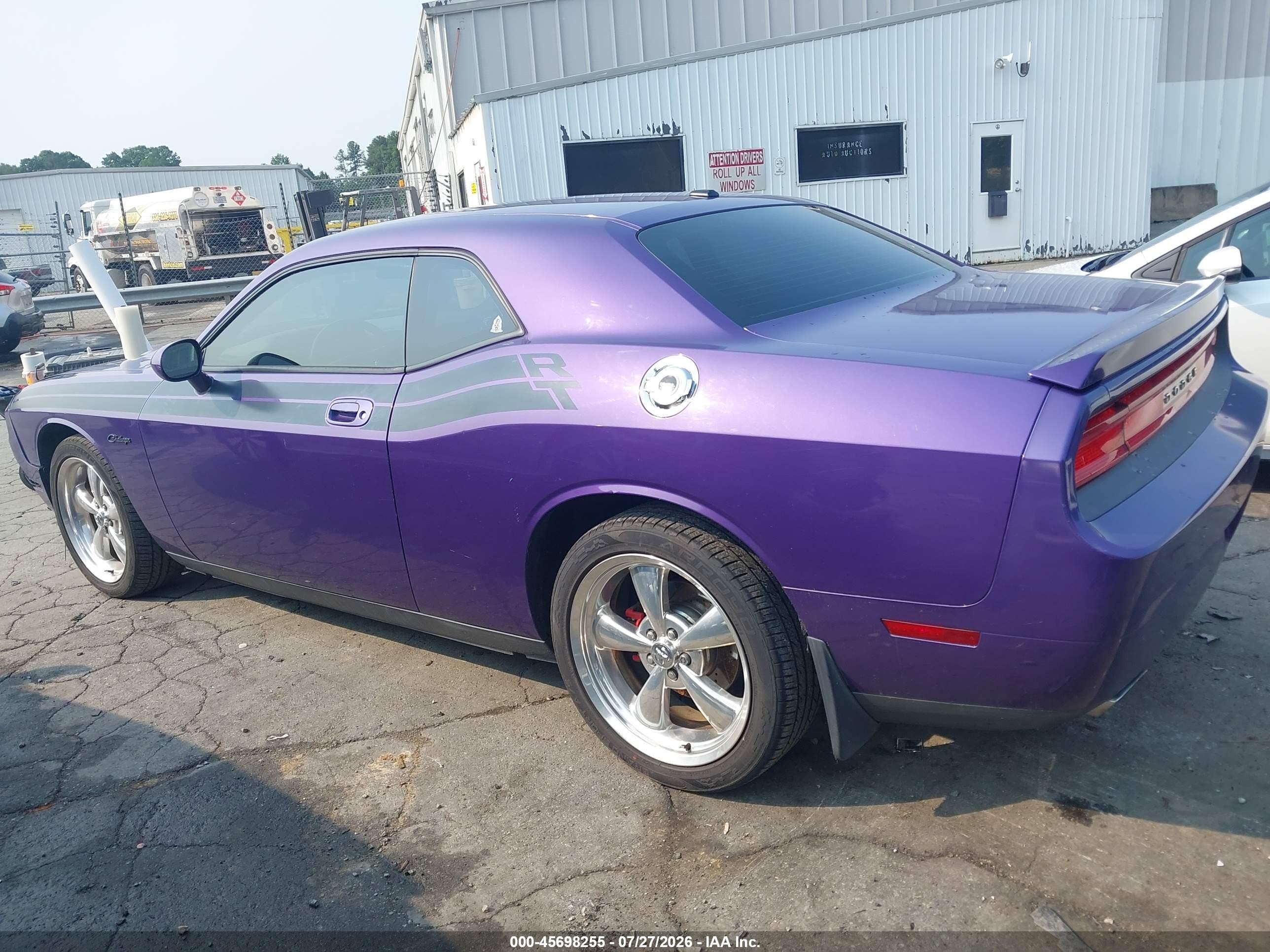 2010 Dodge Challenger R/t Purple vin: 2B3CJ5DT8AH179883