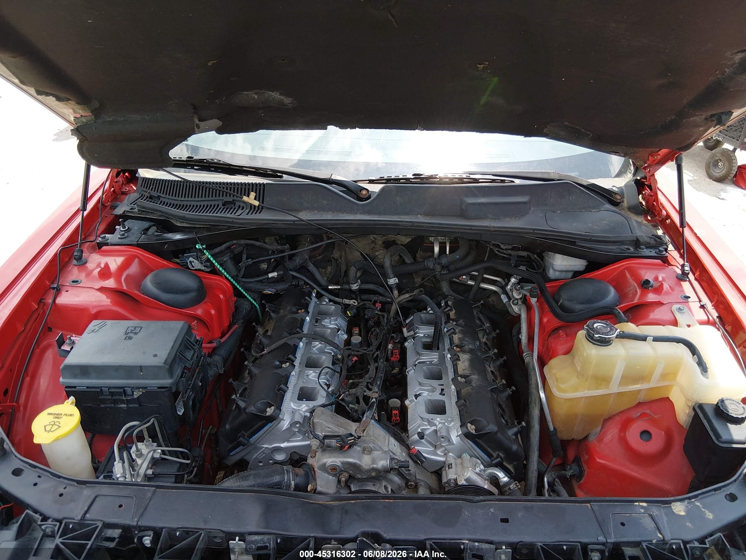 2010 Dodge Challenger R/t Red vin: 2B3CJ5DT8AH320919